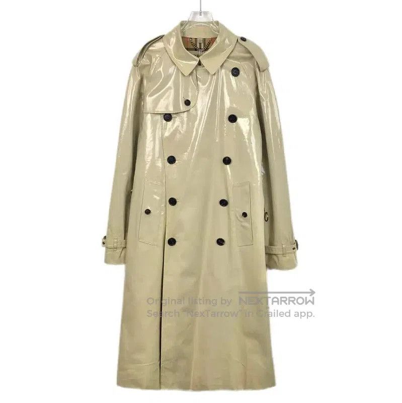 Burberry Burberry Brown Cotton Womens Trench Coat. Size L / US 10 / IT 46 - 1 Thumbnail