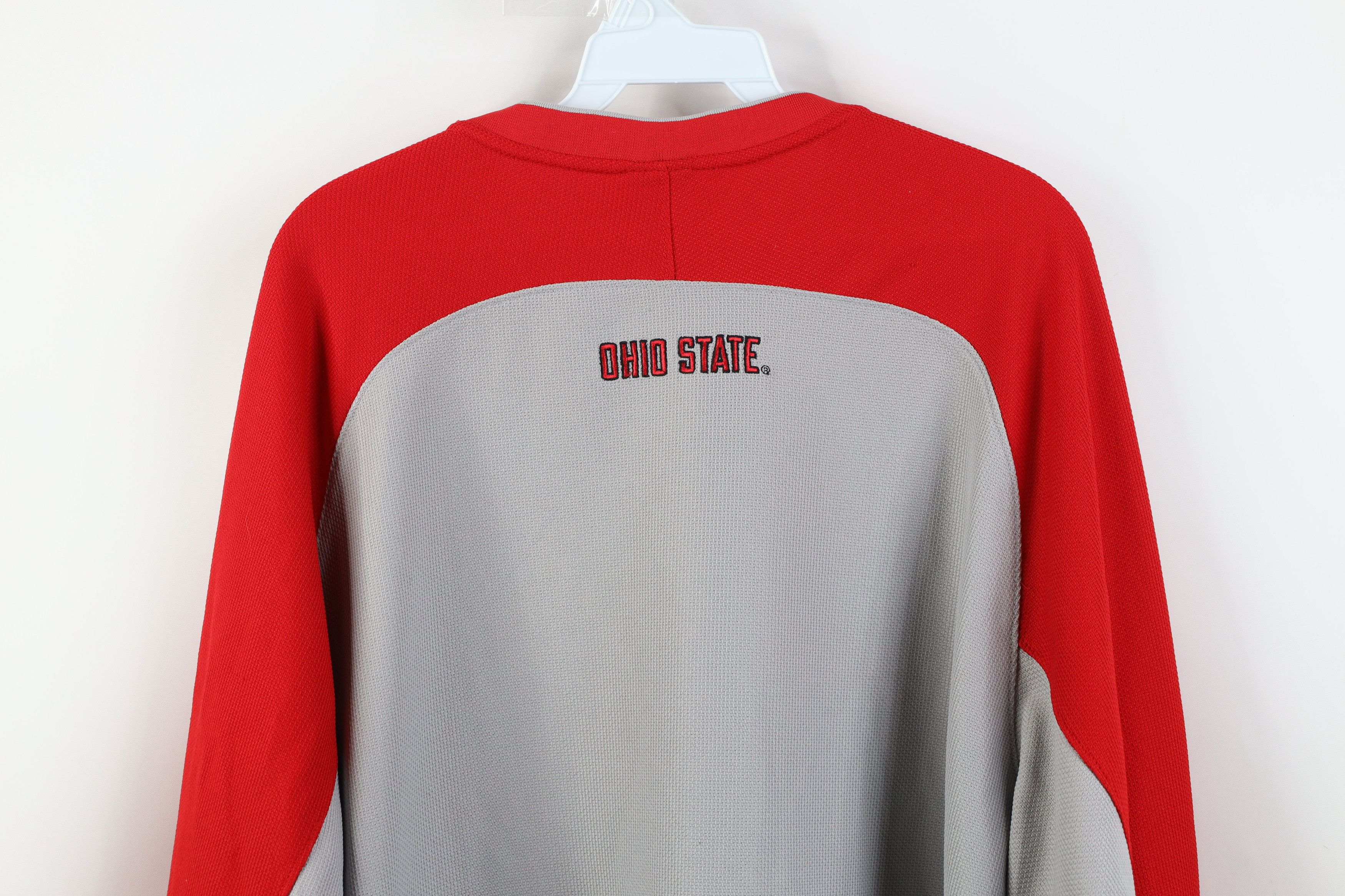 Nike Vintage Nike Swoosh Ohio State University Thermal T-Shirt Size US XXL / EU 58 / 5 - 13 Thumbnail
