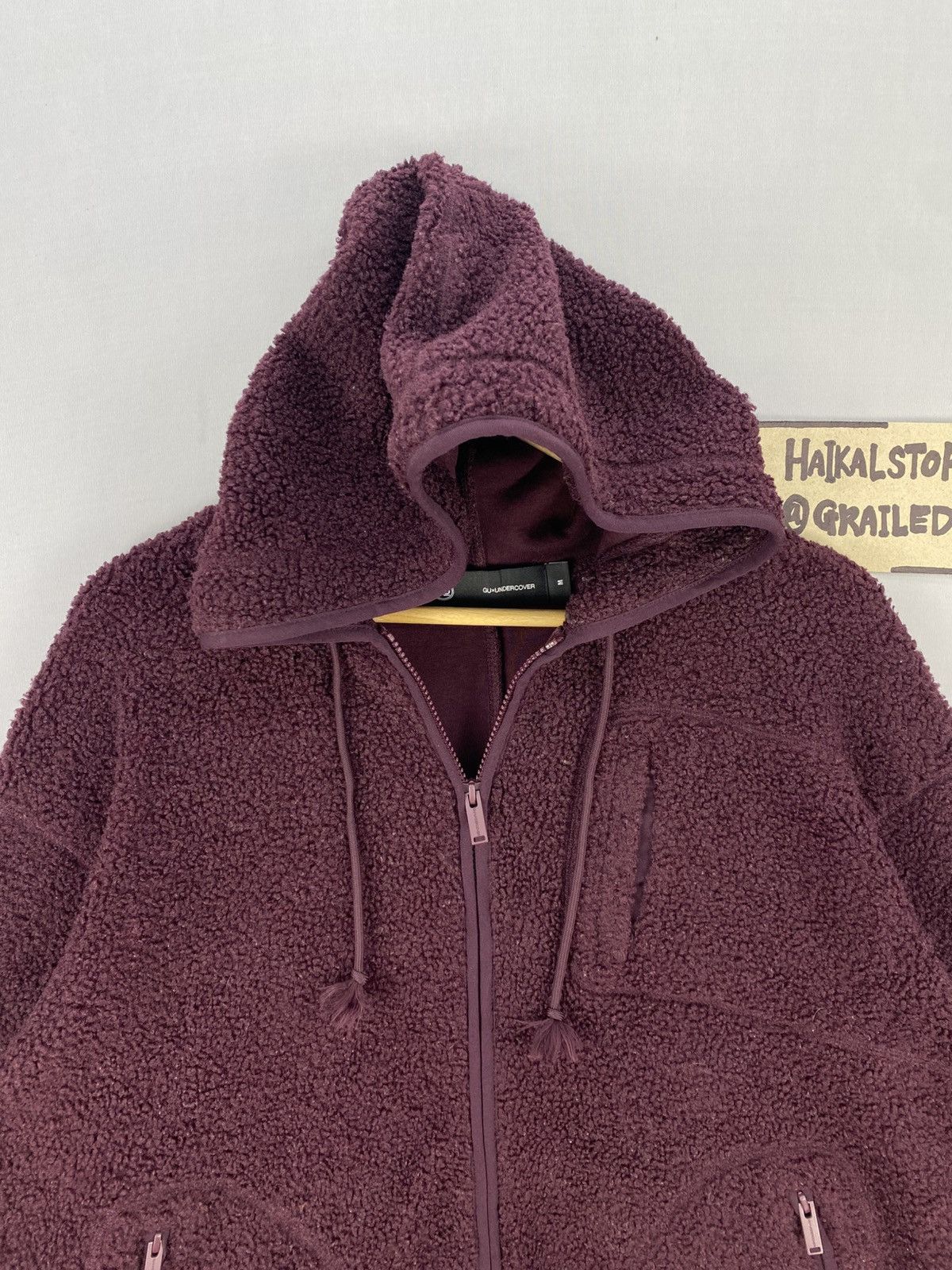 GU GU X Undercover Sherpa Hoodie Parka Jacket Size US L / EU 52-54 / 3 - 7 Thumbnail