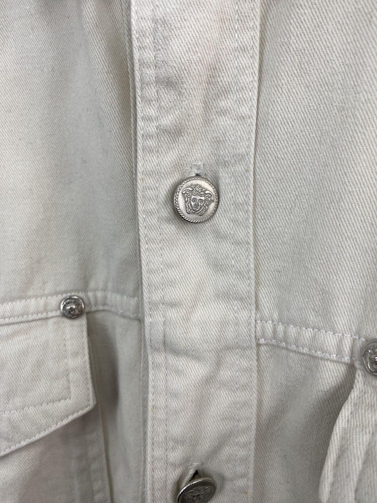 Versace Jeans Couture 🇮🇹 Vintage 90s Versace Jeans Couture Overshirt Jacket Retro Size US XL / EU 56 / 4 - 5 Thumbnail