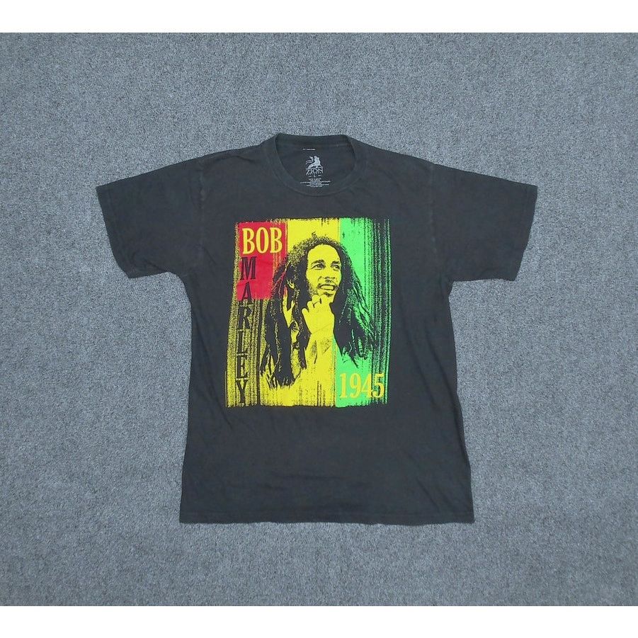 Zion Rootswear Bob Marley T-Shirt L Boxy Zion Rootswear 1945 Rasta Reggae Size US L / EU 52-54 / 3 - 4 Thumbnail