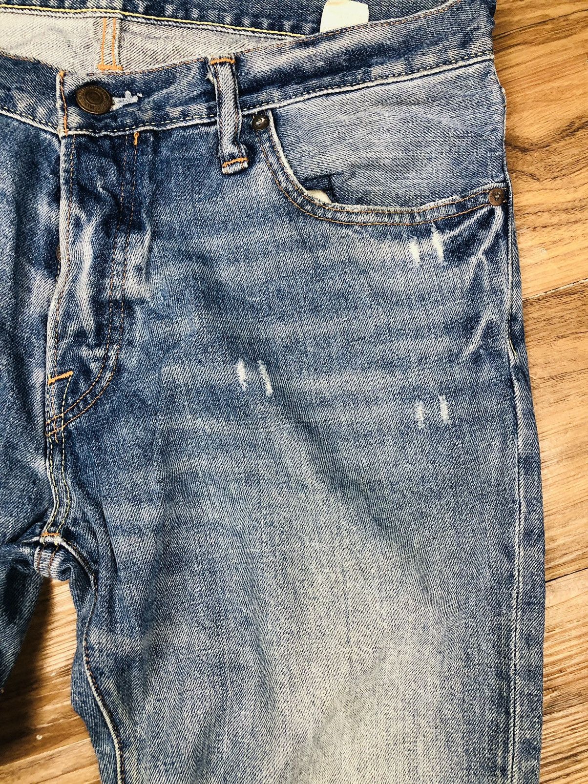 Abercrombie & Fitch Abercrombie & Fitch Distressed Jeans (33) Size US 34 / EU 50 - 6 Thumbnail