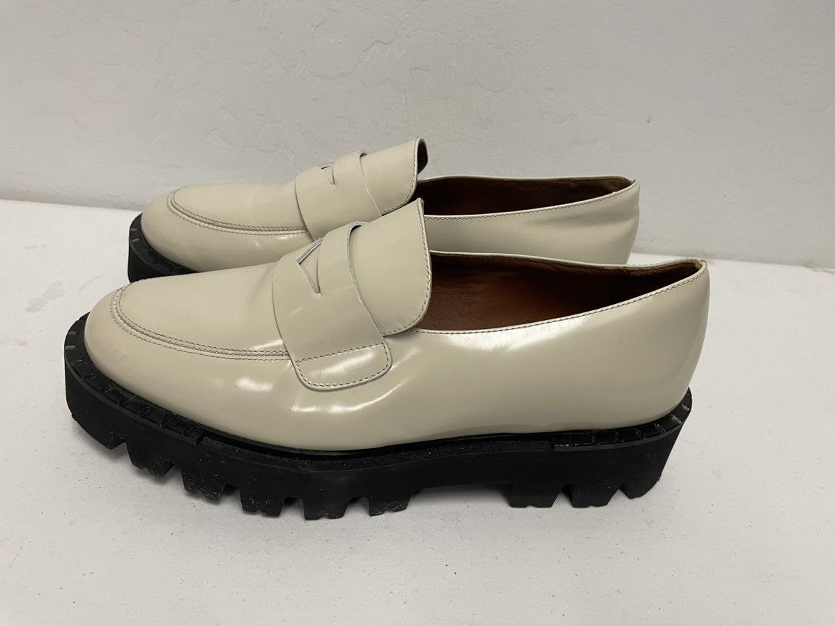 Aquatalia Chunky Lug Sole Glossy Penny Loafer Size US 9.5 / IT 39.5 - 5 Thumbnail