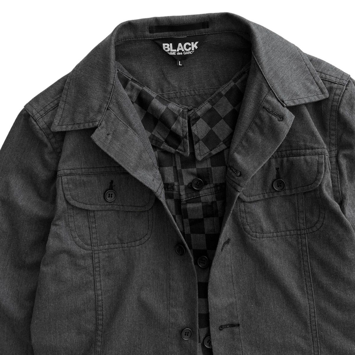 Comme des Garcons × Comme des Garcons Black × Rei Kawakubo COMME des GARÇONS JACKET Size US L / EU 52-54 / 3 - 2 Thumbnail