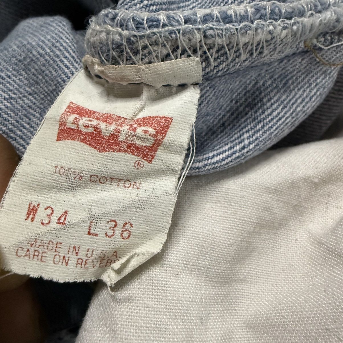 Levi's Vintage Clothing Vintage 90s Levis 501xx Faded Denim Size US 34 / EU 50 - 13 Thumbnail