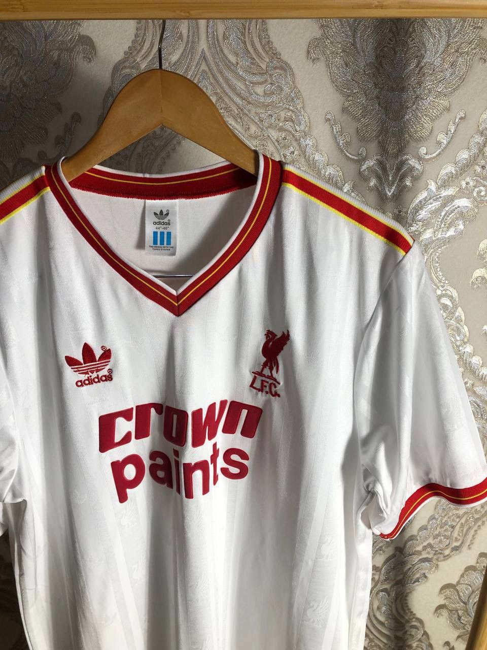 Vintage VERY RARE ADIDAS FC LIVERPOOL ENGLAND SOCCER JERSEY RETRO Size US XL / EU 56 / 4 - 3 Thumbnail