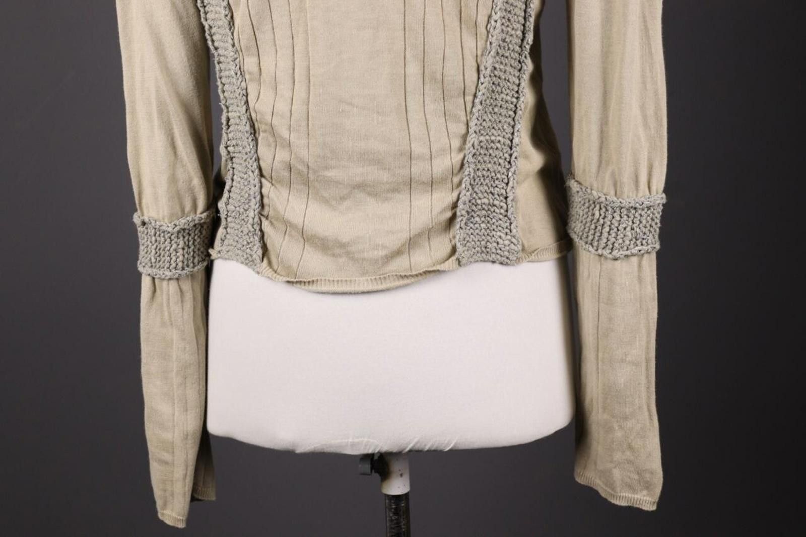 Just Cavalli Just Cavalli Ivory Lagenlook Embroidered Sweater Size 50 Size M / US 6-8 / IT 42-44 - 7 Thumbnail