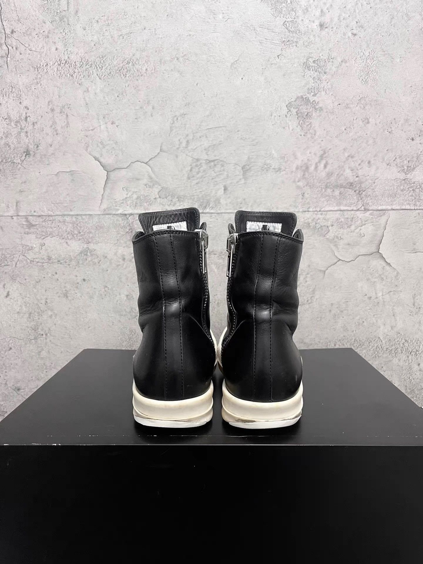 Rick Owens Rick Owens Mainline Leather High-Top Sneakers K34 Size US 6.5 / IT 36.5 - 7 Thumbnail