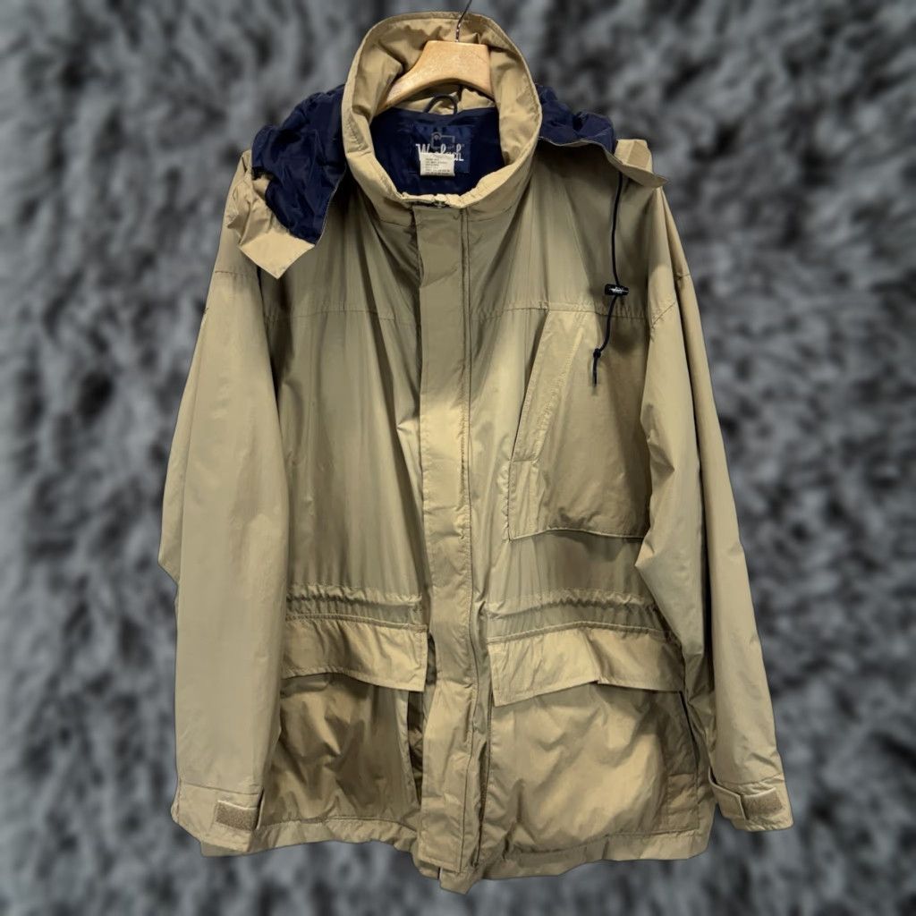 Vintage VINTAGE Woolrich Par ka Jacket Mens L Brown Pockets Detachable Hood Utility Field 90s Parka Mens Jacket Size US L / EU 52-54 / 3 - 1 Thumbnail