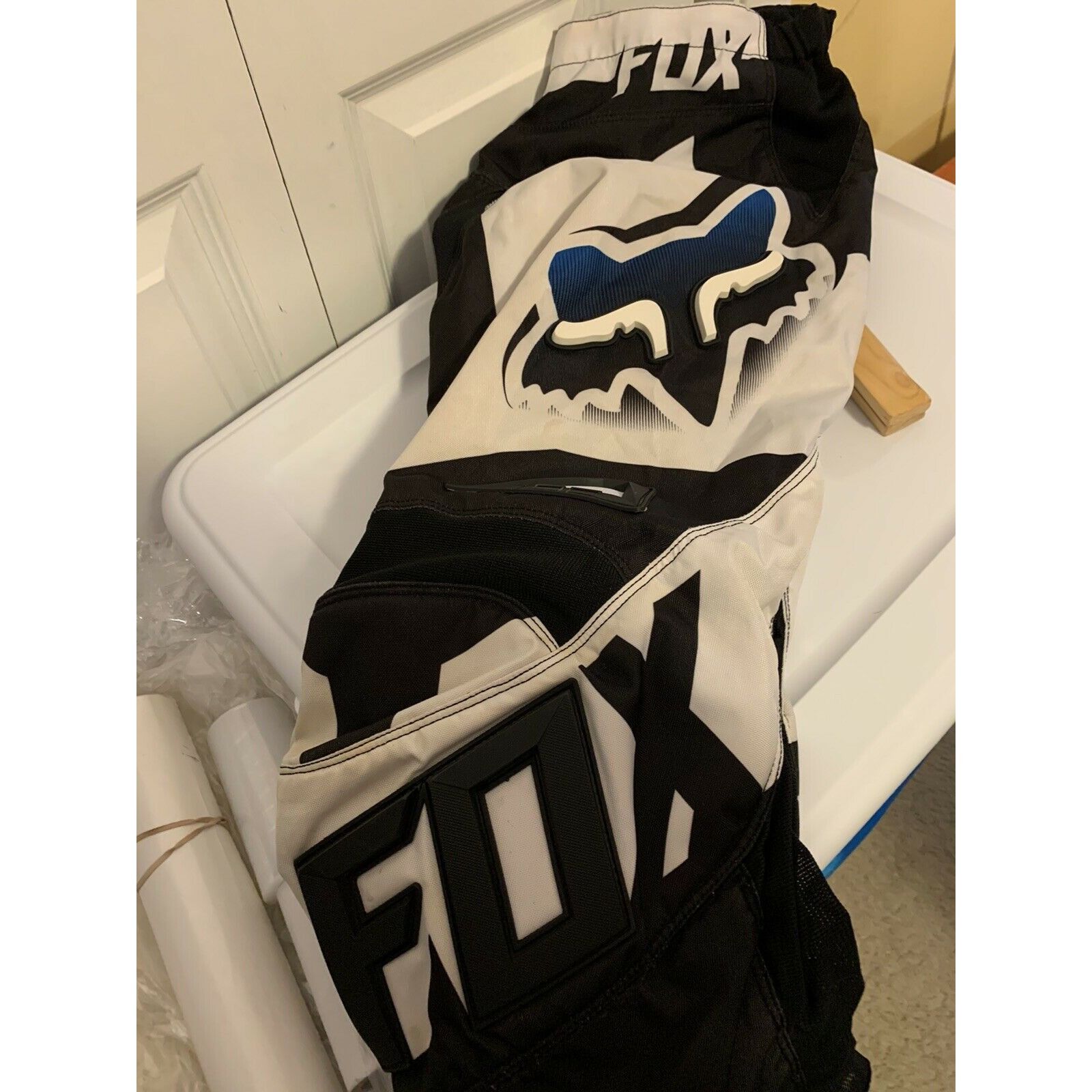 Fox Racing Fox Racing Bike Motocross Black White Blue Pants Men’s Sz 28 Size US 28 / EU 44 - 10 Thumbnail