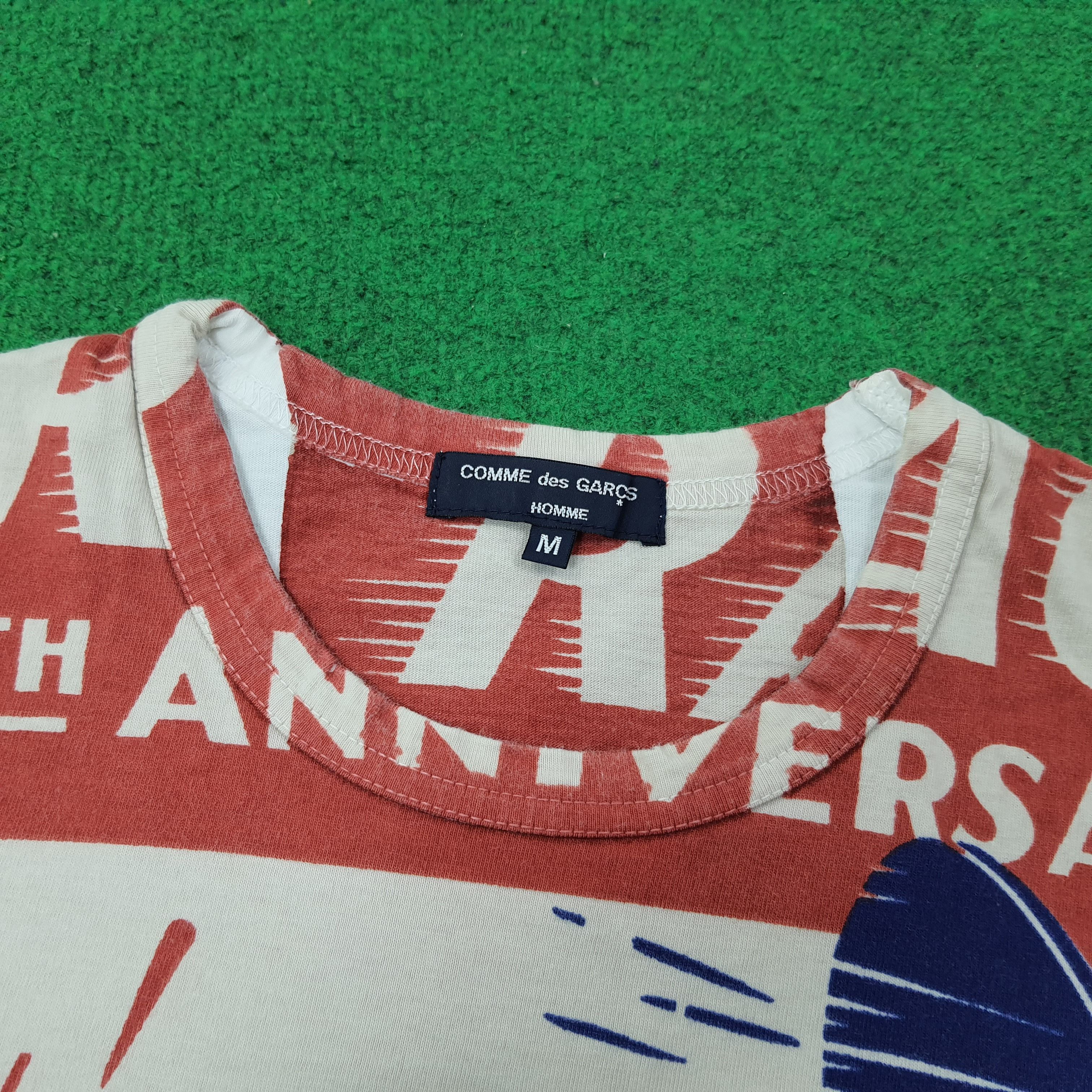 Comme des Garcons Homme Vintage Comme Des Garcons Homme Tshirt C267N61 Size US M / EU 48-50 / 2 - 5 Thumbnail