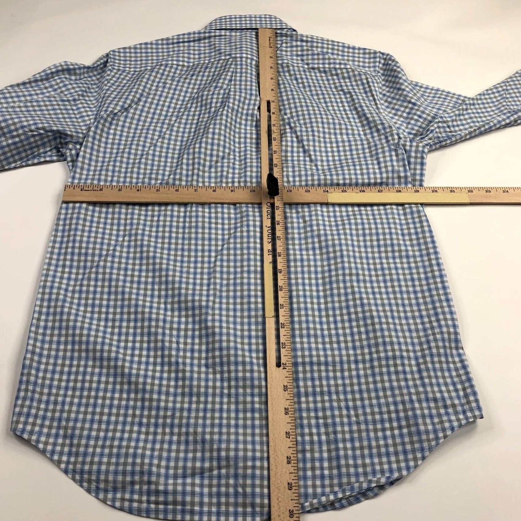 Vineyard Vines Vineyard Vines Burgee Shirt Men’s XS Blue White Plaid Classic Fit Button-Up Shirt Size US XS / EU 42 / 0 - 3 Thumbnail