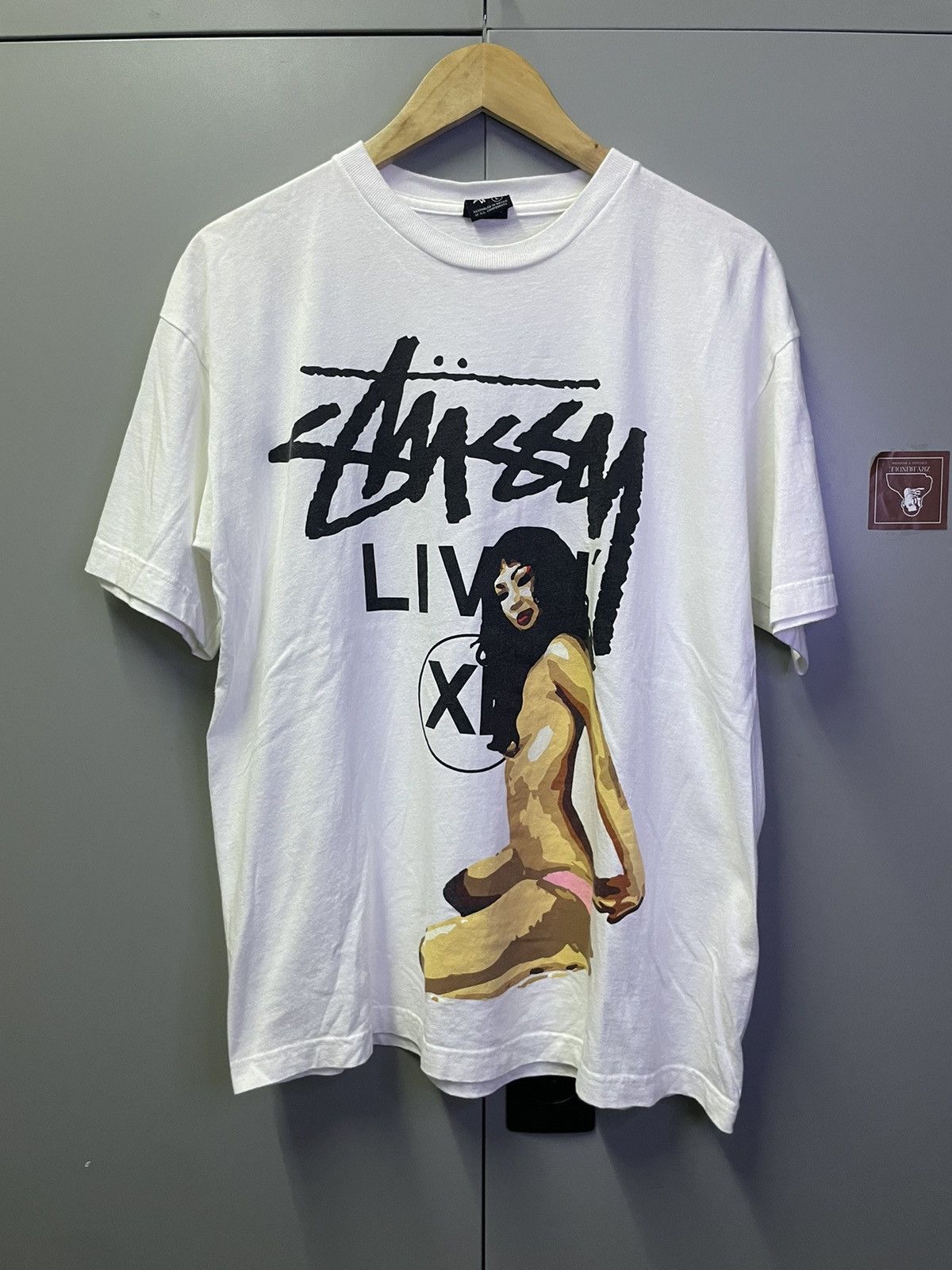 Rare × Stussy × Vintage Vintage Stussy Livin' XL Naked Girl | Grailed
