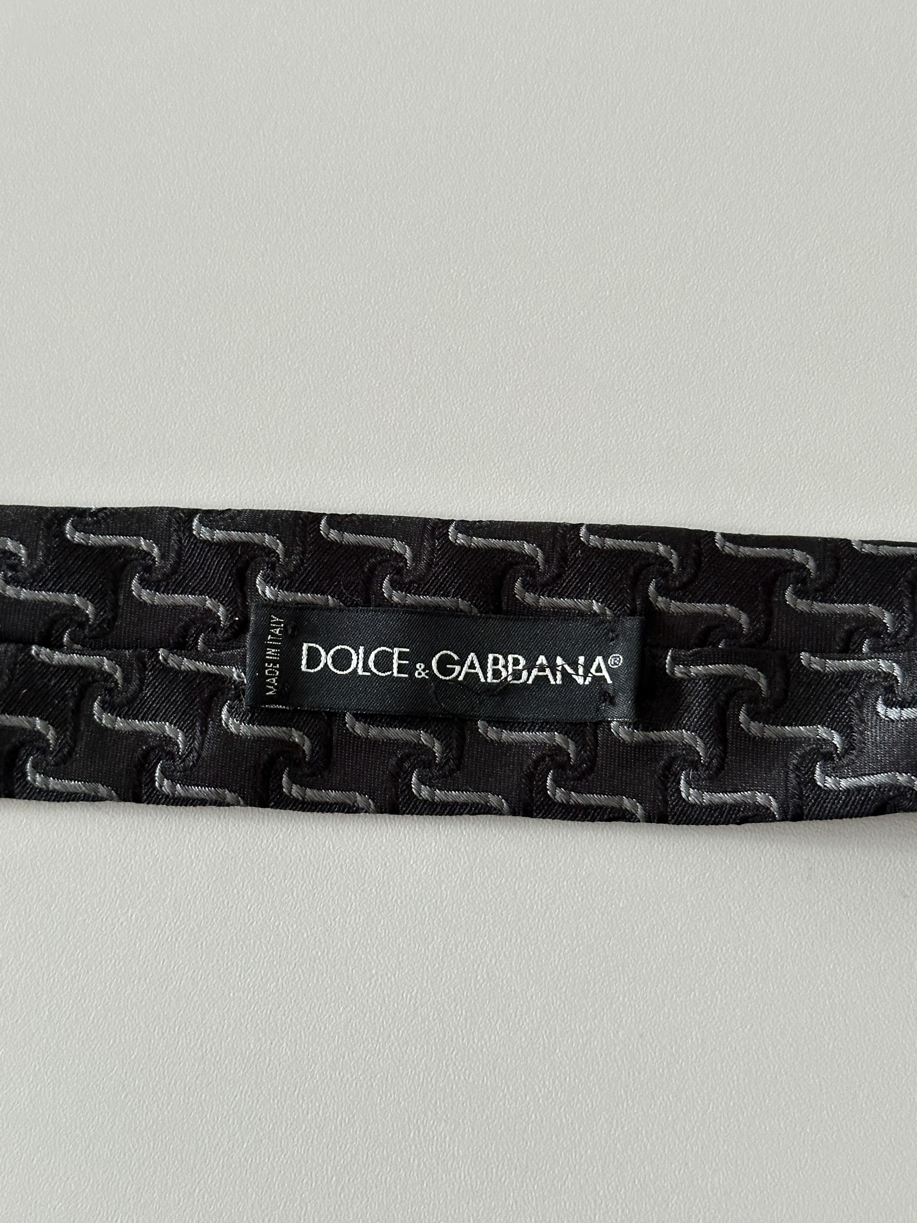 Dolce & Gabbana Dolce & Gabbana D&G Vintage Tie Size ONE SIZE - 4 Thumbnail