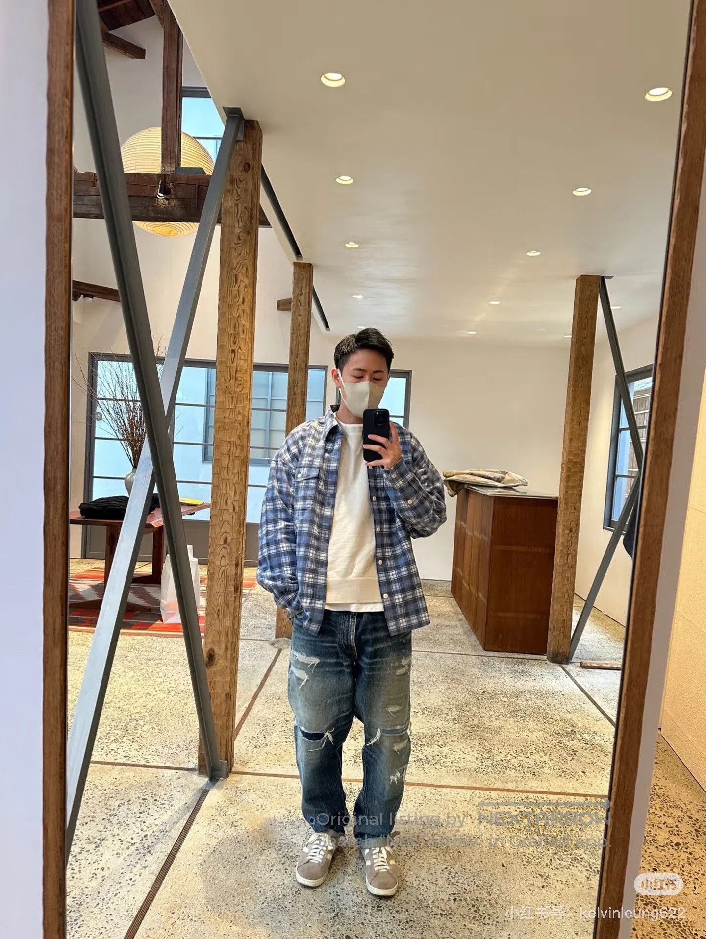 Visvim VISVIM 24SS PIONEER KHADI CHECK L/S Shirt. Size US L / EU 52-54 / 3 - 7 Thumbnail