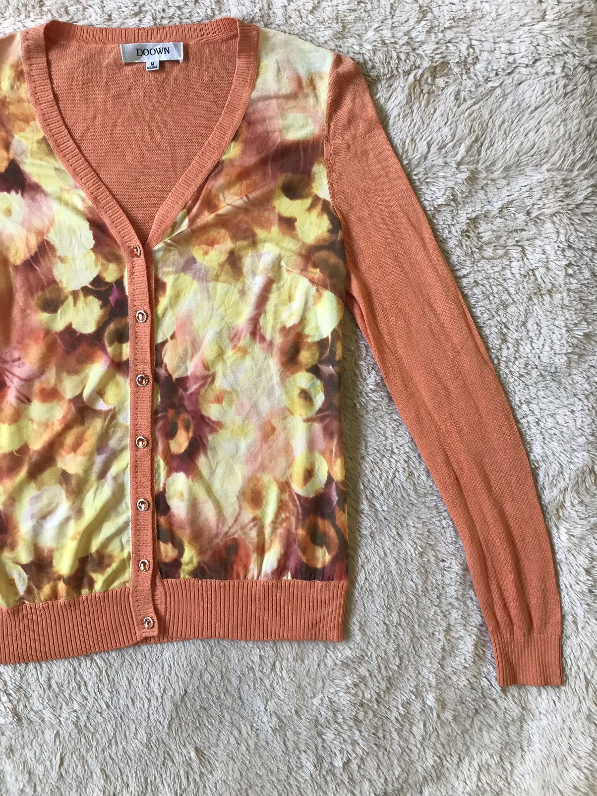 Japanese Brand Japanese Brand Cardigan Sweater Full Print Size M / US 6-8 / IT 42-44 - 4 Thumbnail