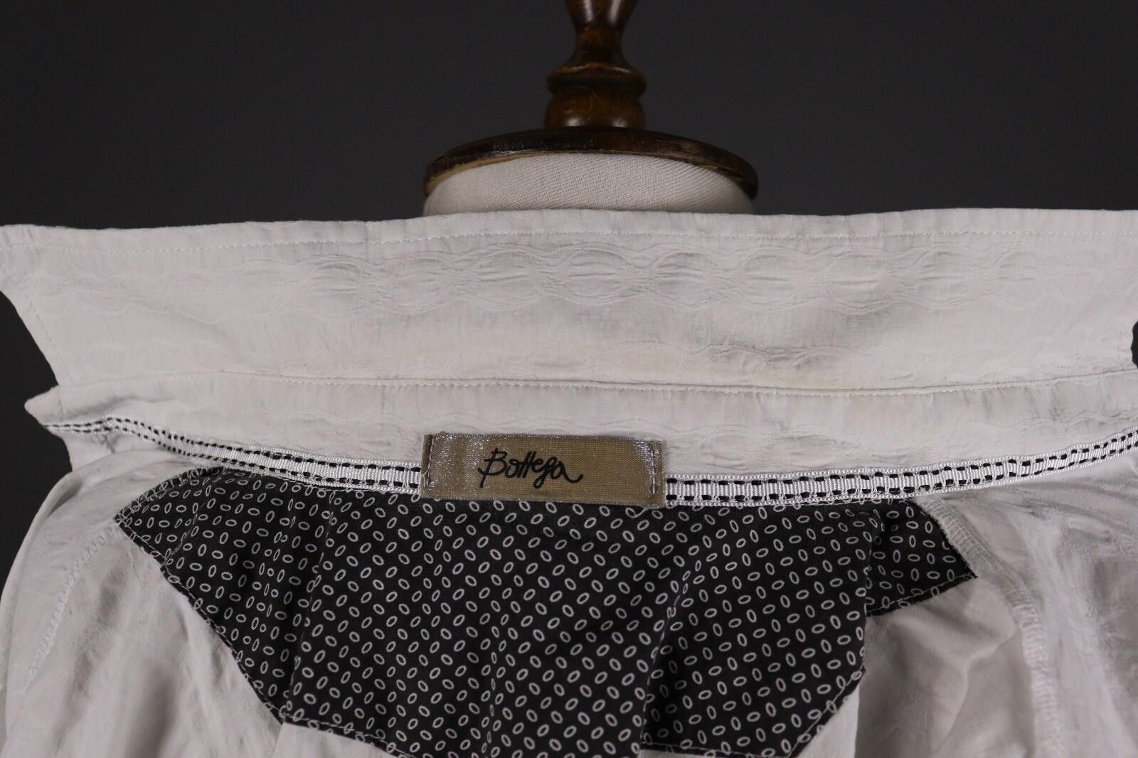 Bottega Veneta Bottega by Elisa Cavaletti White Lagenlook Shirt Size S Size S / US 4 / IT 40 - 8 Thumbnail