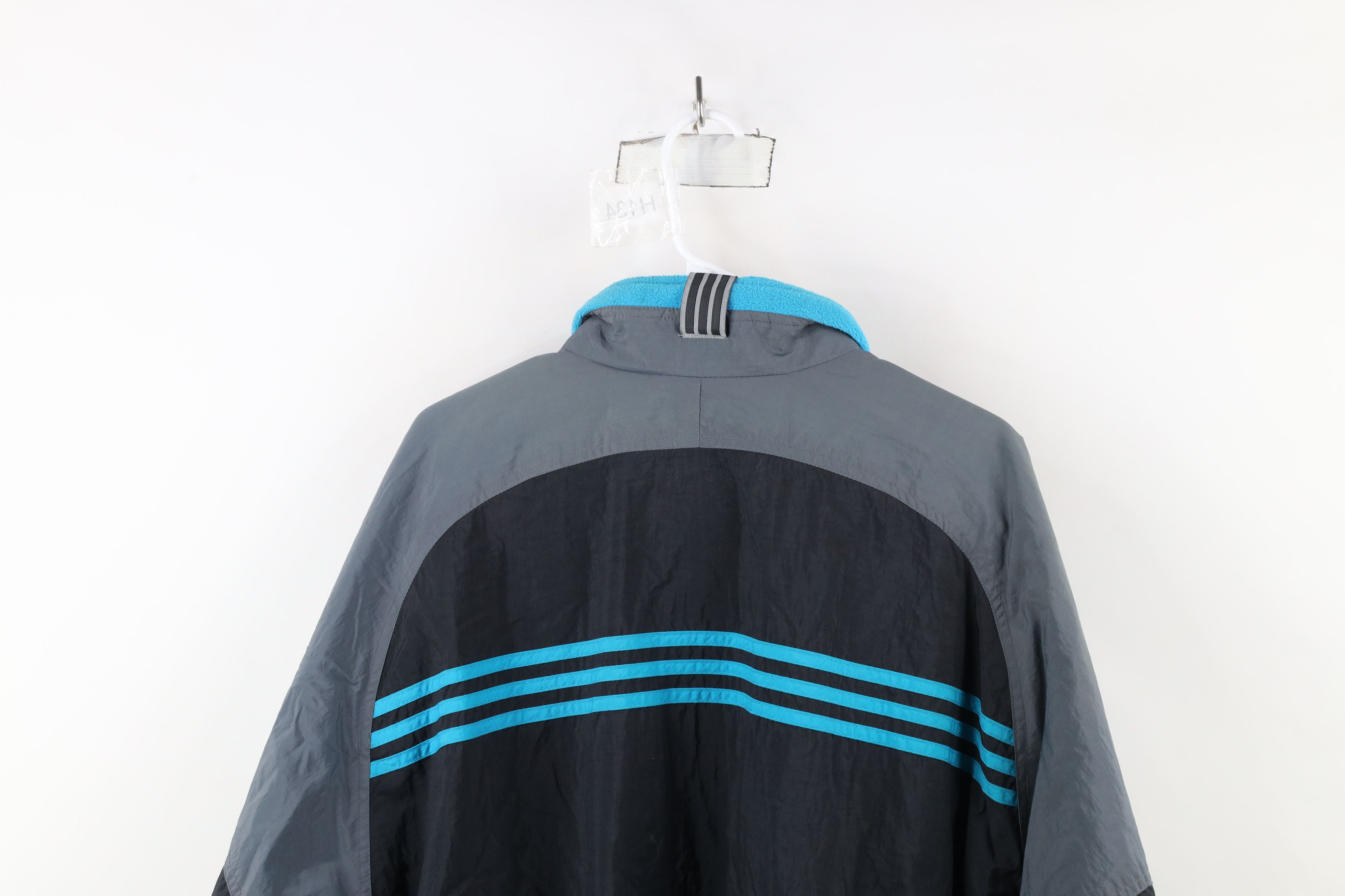 Adidas × Vintage Vintage 90s Adidas Reversible Full Zip Bomber Jacket Size US M / EU 48-50 / 2 - 11 Thumbnail