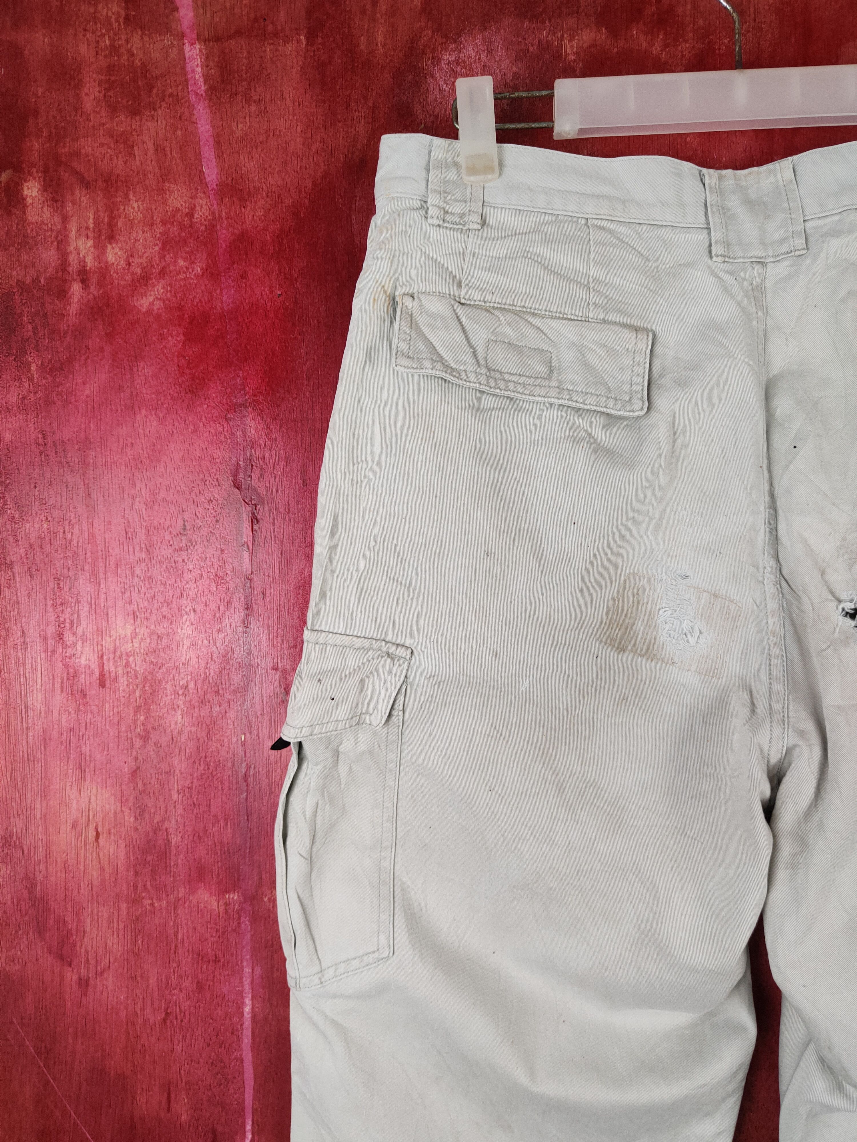 Japanese Brand Japanese Brand Light Gray Multipocket Cargo Pants #S1297 Size US 32 / EU 48 - 10 Thumbnail