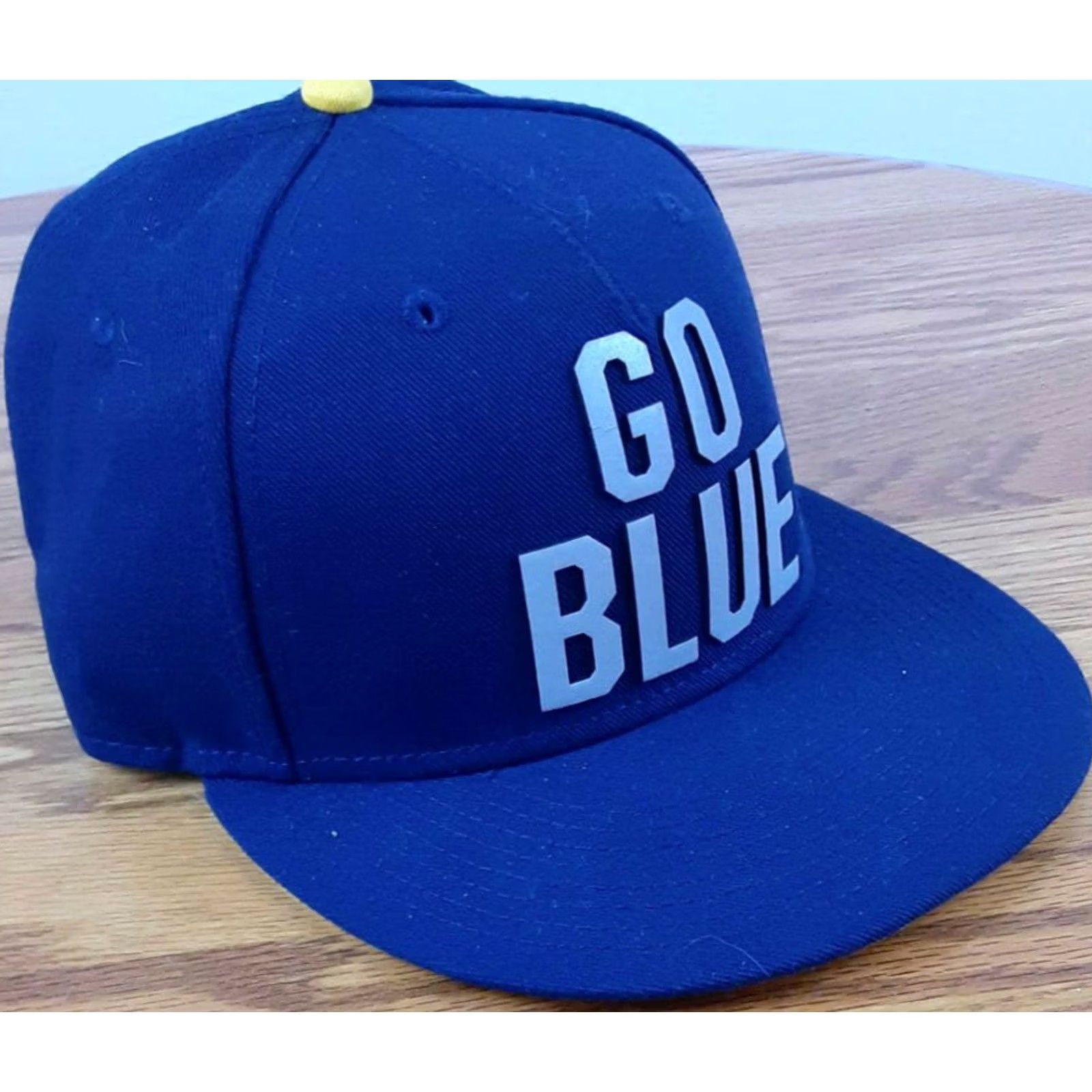 Nike VINTAGE Nike Hat Adjustable Blue Michigan Wolverine Go Blue True Reflective Strap EUC Mens Size ONE SIZE - 2 Thumbnail