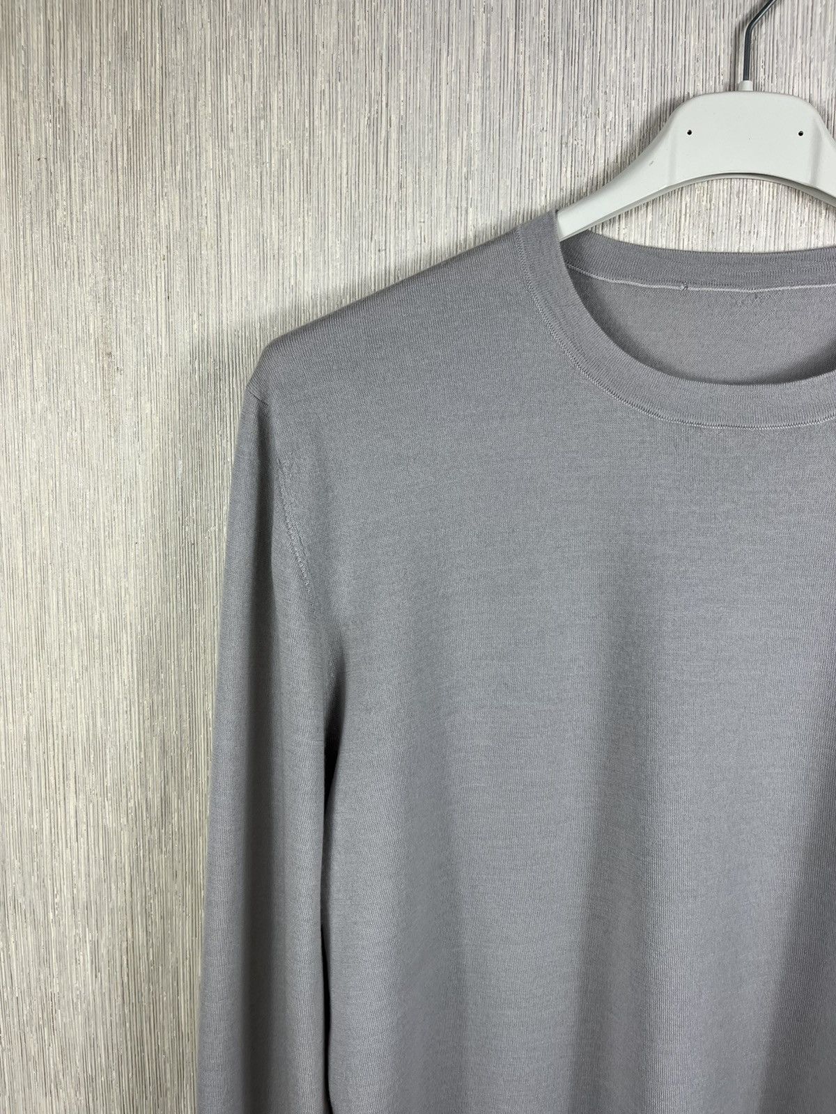 Ermenegildo Zegna Ermenegildo Zegna wool thin sweater avant garde old money Size US L / EU 52-54 / 3 - 4 Thumbnail