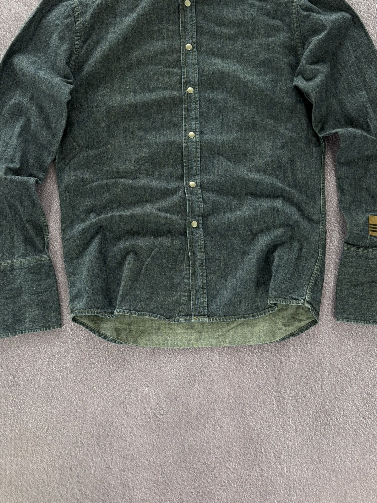Burberry Burberry 00’s Luxury Denim Button Up Shirt Size US M / EU 48-50 / 2 - 3 Thumbnail