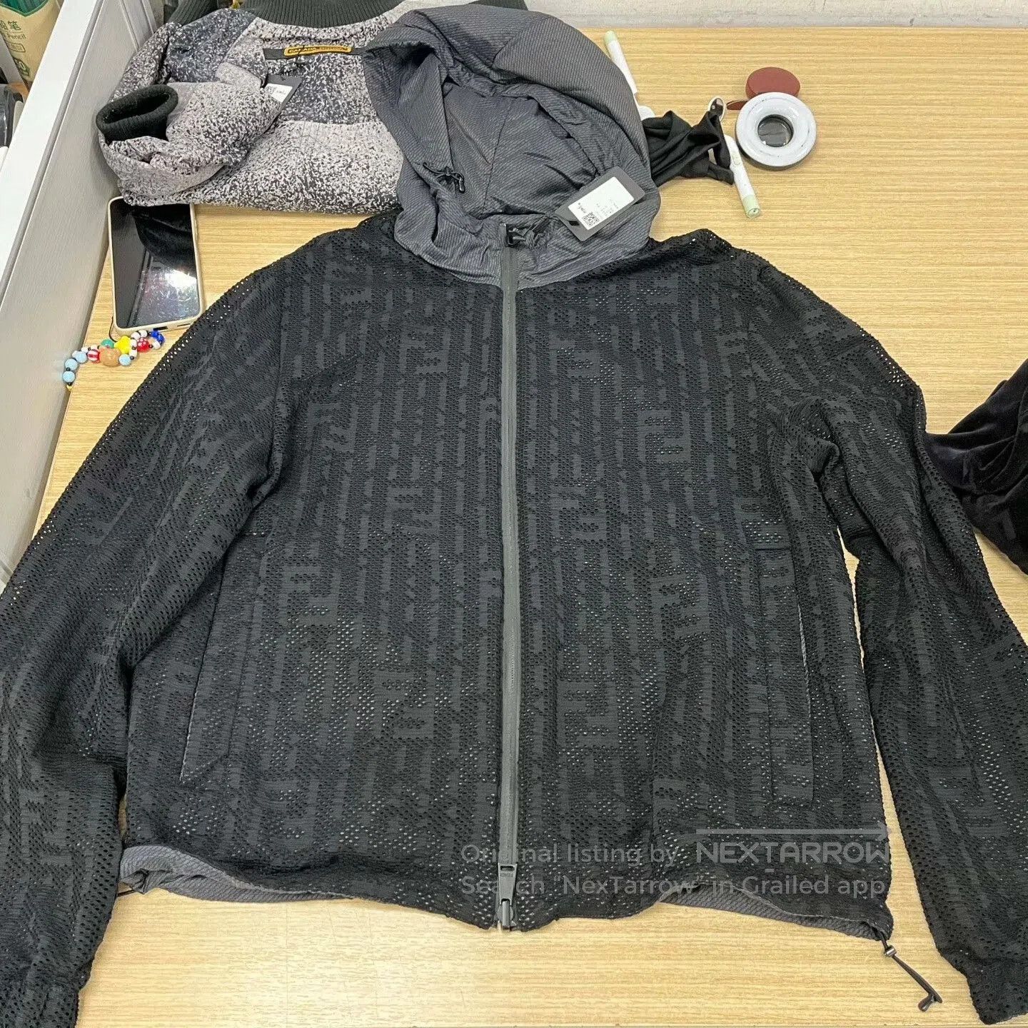 Fendi reversible black Fendi outerwear jacket size 46. Size US S / EU 44-46 / 1 - 1 Thumbnail