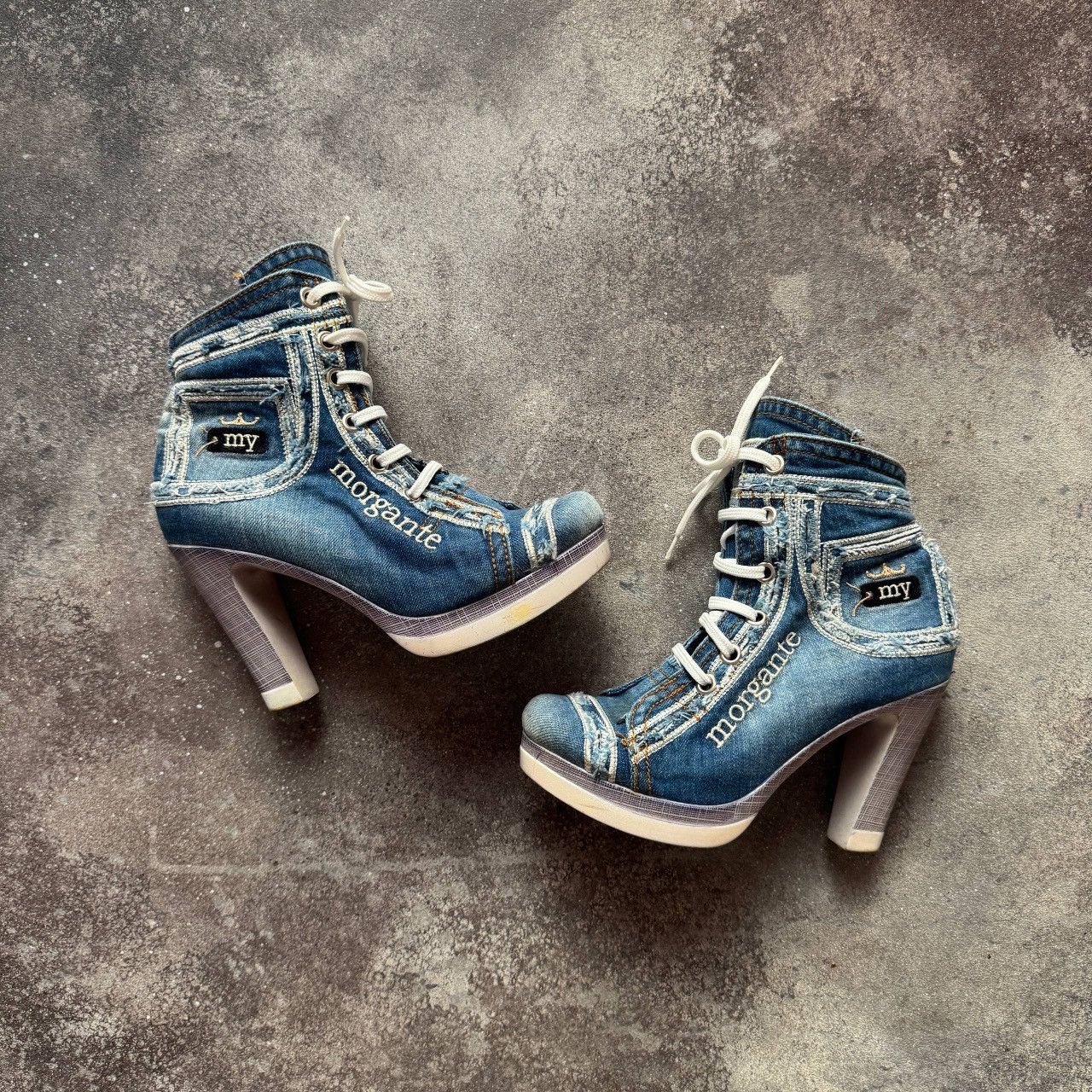 Hysteric Glamour Super Sexy Y2K Vintage Glam Heel Boots Size US 8 / IT 38 - 2 Thumbnail