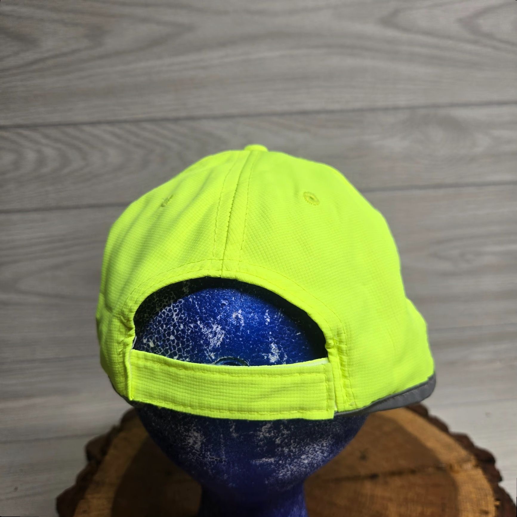 Vintage VCU Hat Baseball Cap One Size Green Adjustable Men Virginia Commonwealth VCU 2021 Finisher Marathon Running Neon Baseball Cap Hat Size ONE SIZE - 3 Thumbnail