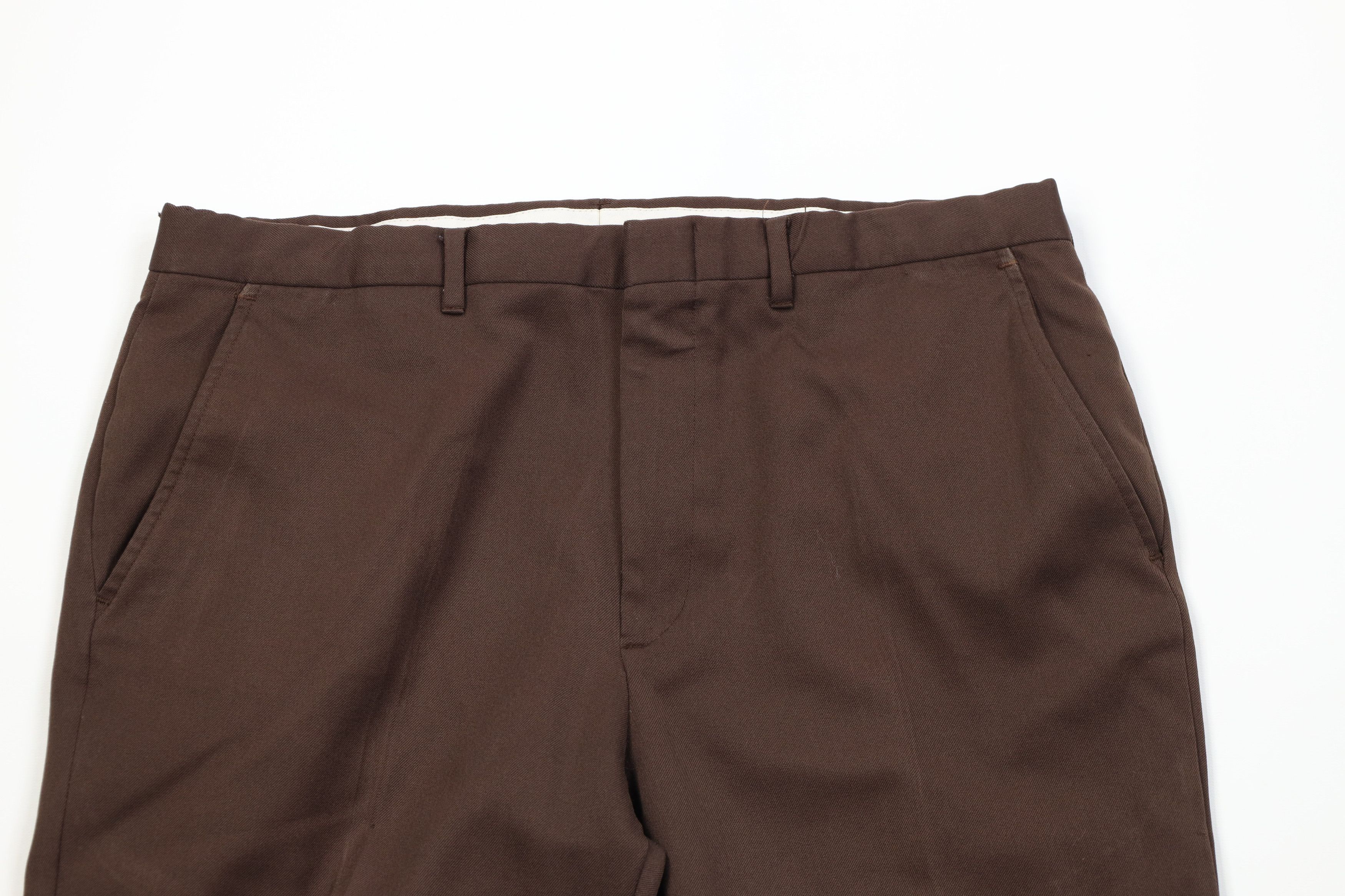 Vintage Vintage 70s Streetwear Wide Leg Bell Bottoms Pants Brown Size US 36 / EU 52 - 2 Thumbnail