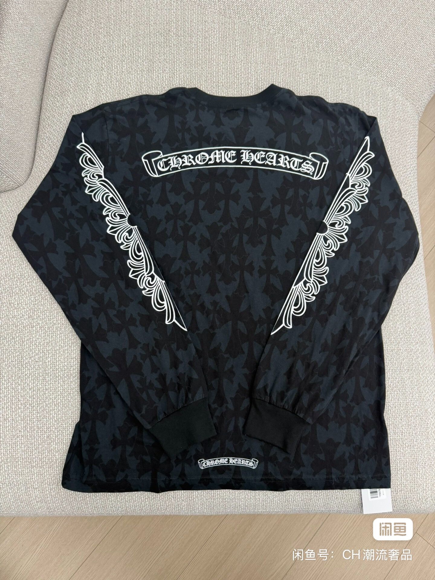 Chrome Hearts CHROME HEARTS Size L Long sleeve with dark cross Size US L / EU 52-54 / 3 - 2 Thumbnail
