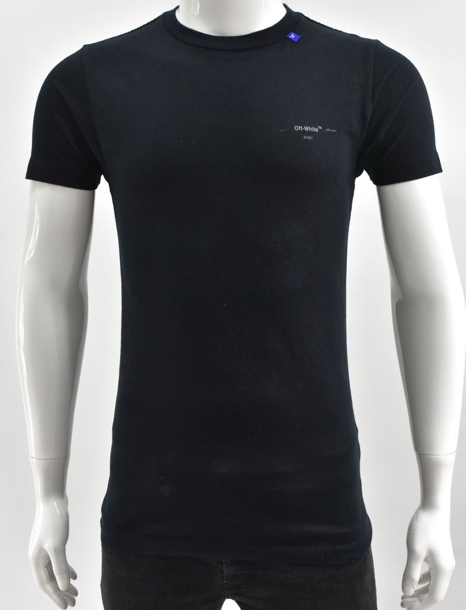 OFF-White black t-shirt 2019-20 VIRGIL Abloh size XXS