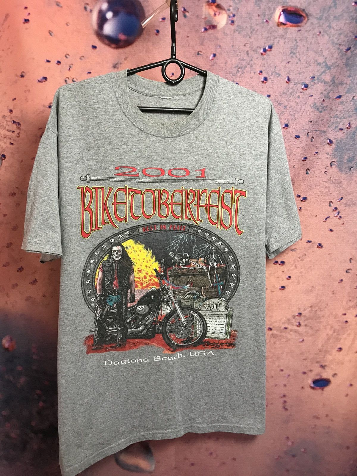 Harley Davidson × Vintage Vintage biketoberfest 2001 streetwear tee Size US L / EU 52-54 / 3 - 1 Thumbnail