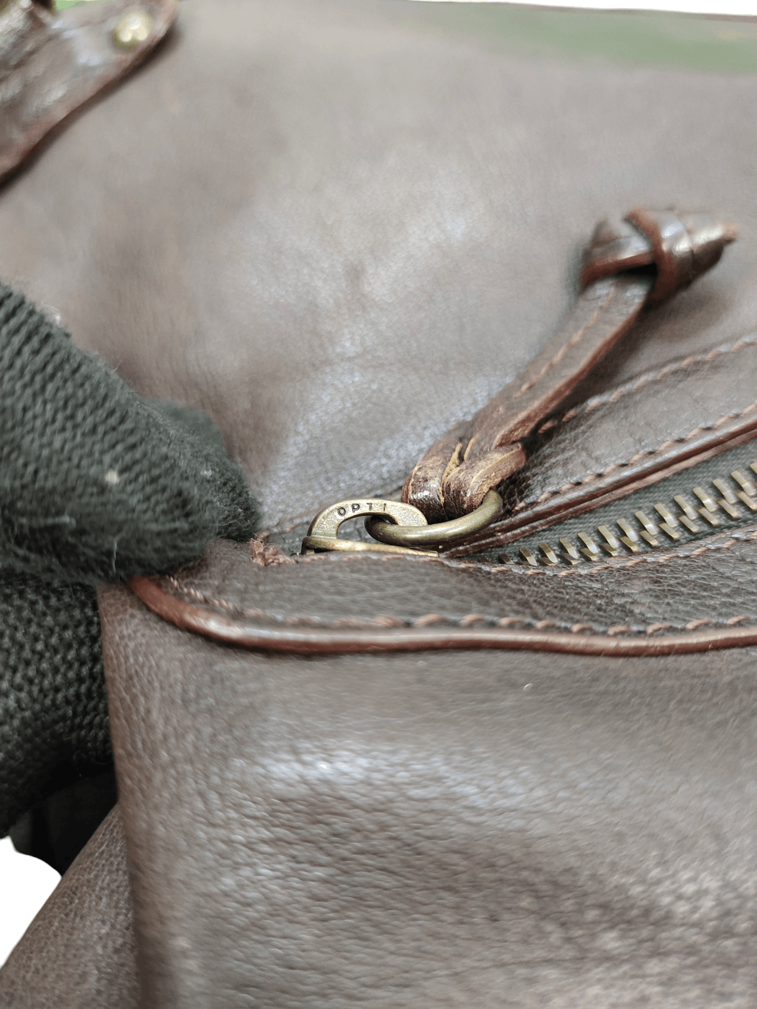 Leather Vintage Via Repubblica Italy Patina Full Leather 2 Way Bag Size ONE SIZE - 8 Thumbnail