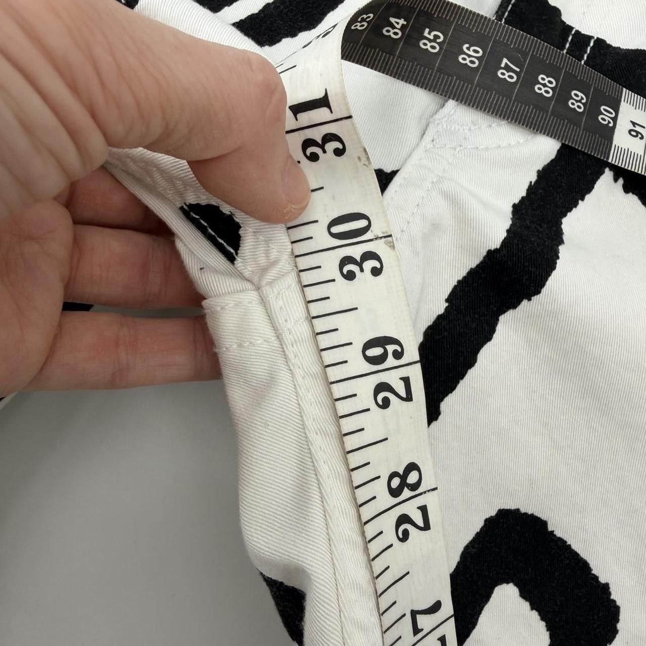 Rag & Bone Rag & Bone Vintage White + Black Artist graphic print Size 26" / US 2 / IT 38 - 6 Thumbnail