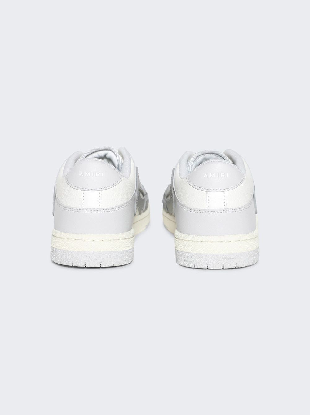 Amiri oc11z0325 Skelton Low Top Sneakers in White/Light Blue Size US 9 / EU 42 - 5 Thumbnail