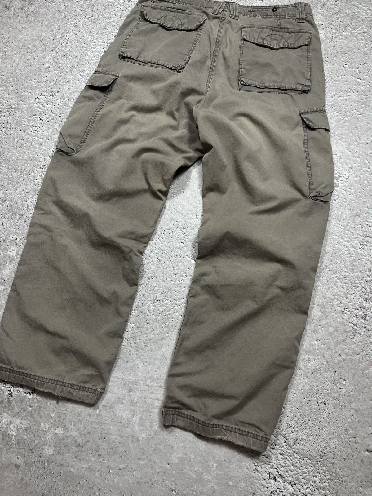 O'Neill × Vintage O’Neill Baggy Faded Cargo Pants Wide Fit Workwear Style Size US 34 / EU 50 - 11 Thumbnail