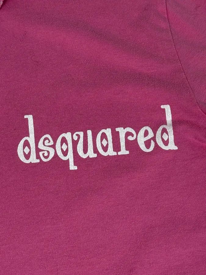 Dsquared2 SS2005 Dsquared2 Pink «Mr Catenacci » Print Longsleeve Polo Size US M / EU 48-50 / 2 - 9 Thumbnail