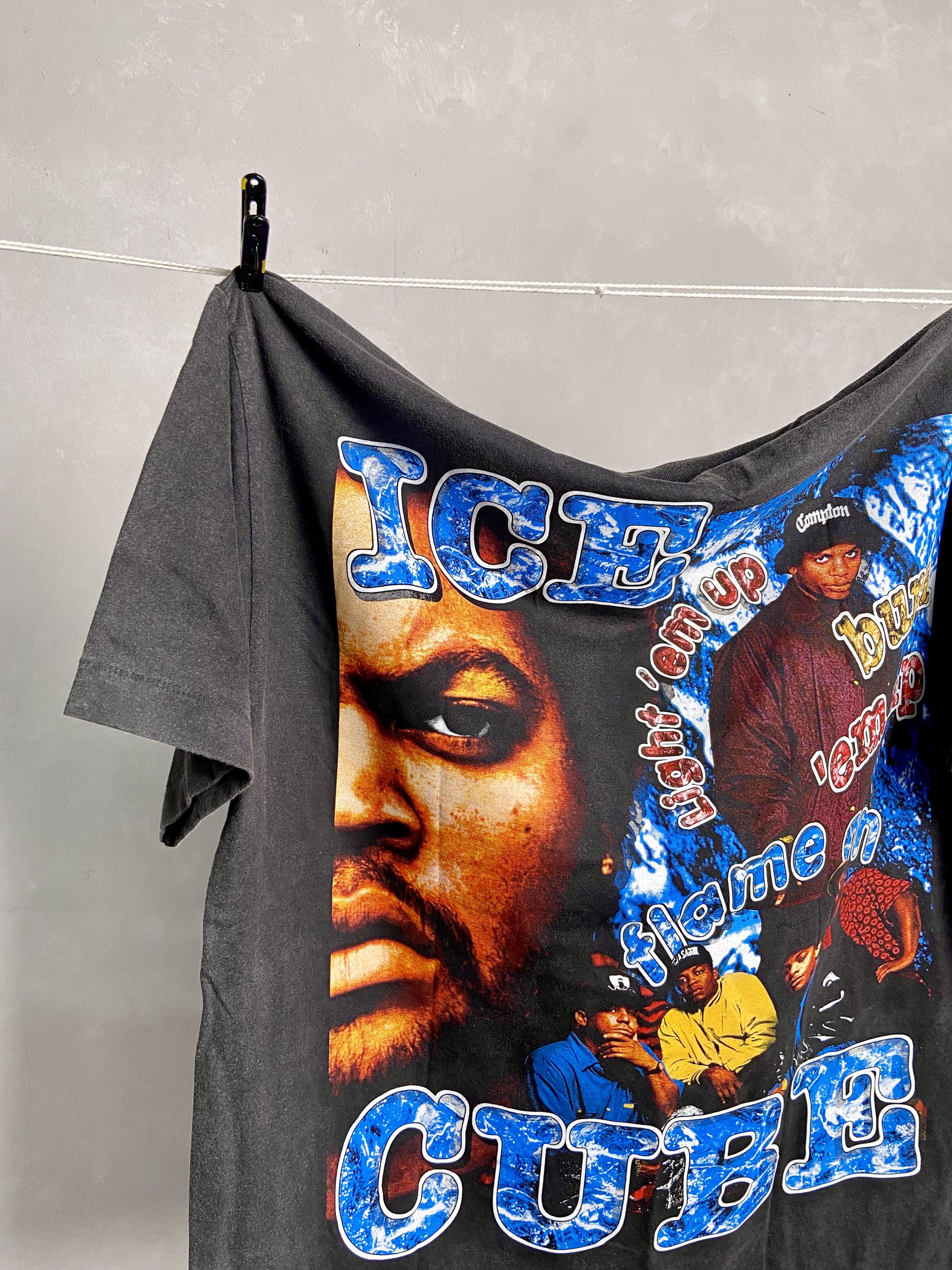 Band Tees × Rap Tees × Vintage ICE CUBE NO FACELINE Size US XL / EU 56 / 4 - 4 Thumbnail