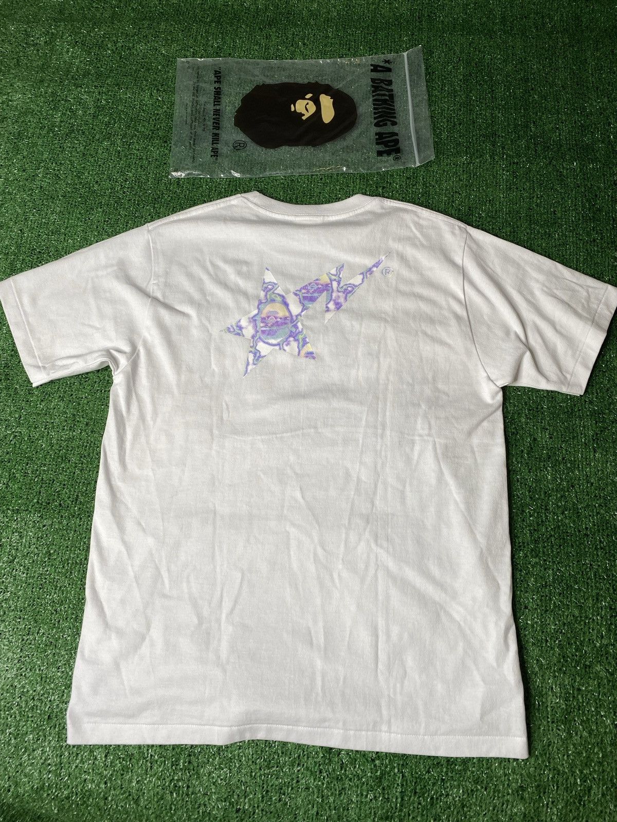 Bape Bape Lightning Bape Sta Tee Size US M / EU 48-50 / 2 - 2 Thumbnail