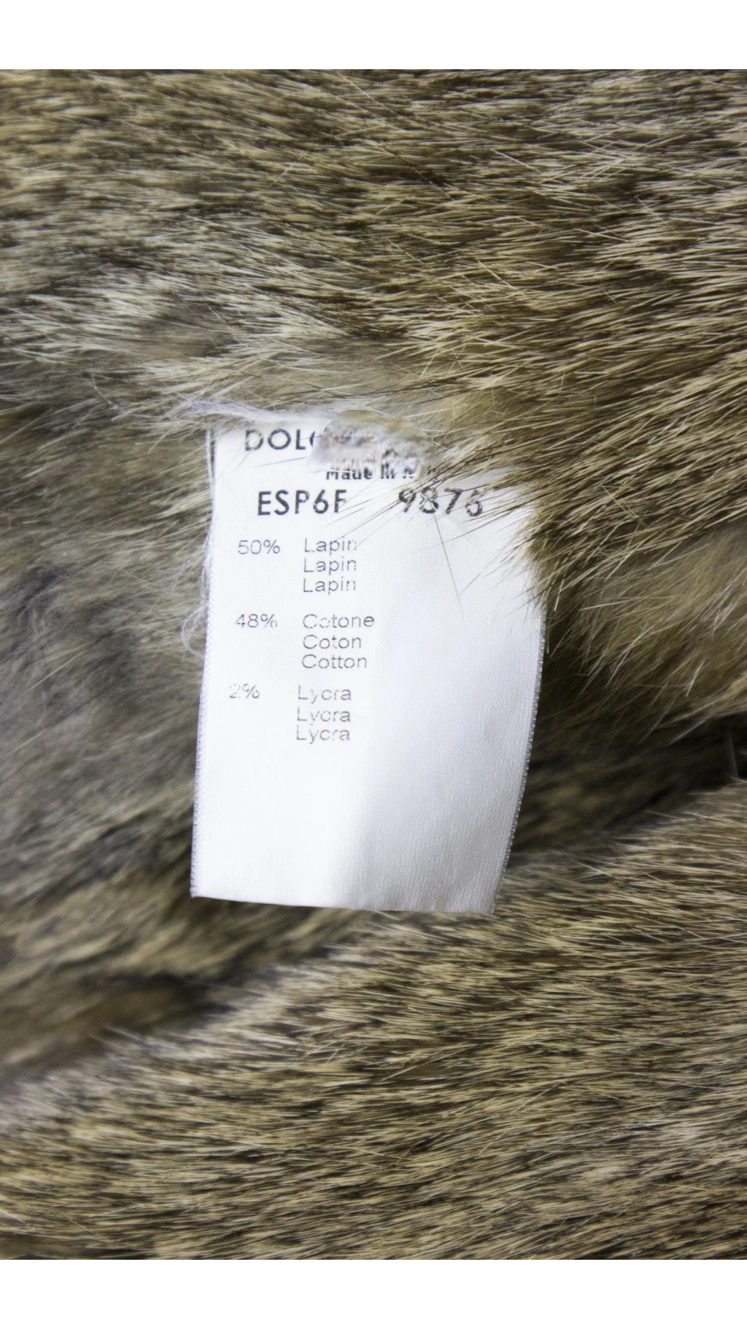 Dolce & Gabbana F/W 2002 RUNWAY RABBIT FUR CORDUROY JACKET Size S / US 4 / IT 40 - 5 Thumbnail