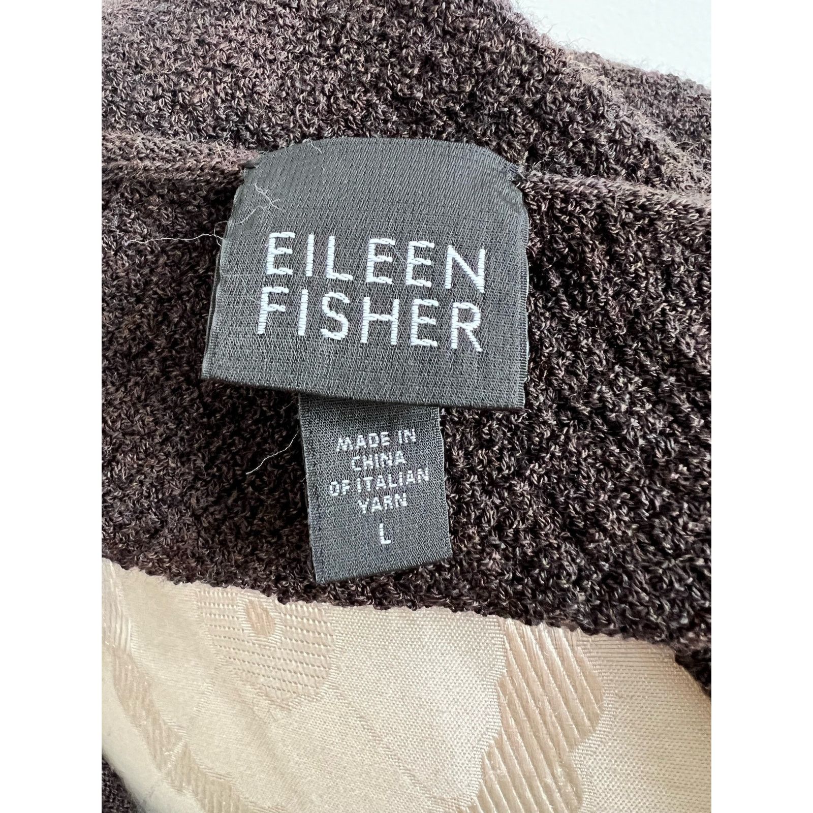 Eileen Fisher Eileen Fisher Wide Strap Brown Stretch Tank Large Size L / US 10 / IT 46 - 5 Thumbnail