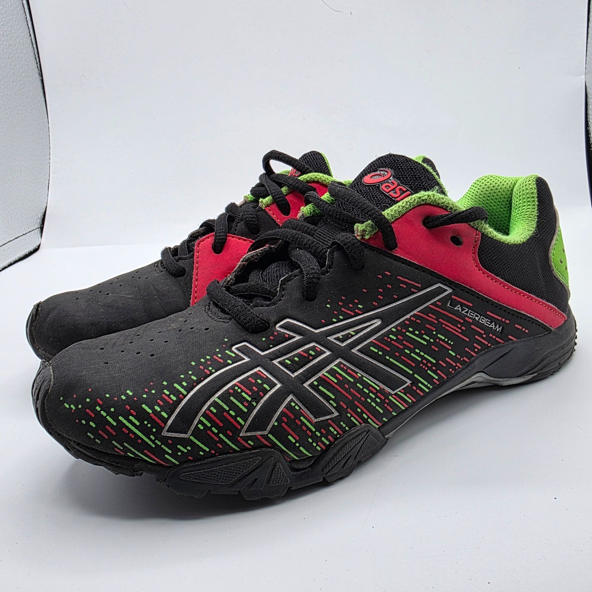 Asics Asics Lazerbeam SH Womens Size 5.5 Black Athletic Sample Sho Size US 5.5 / IT 35.5 - 3 Thumbnail