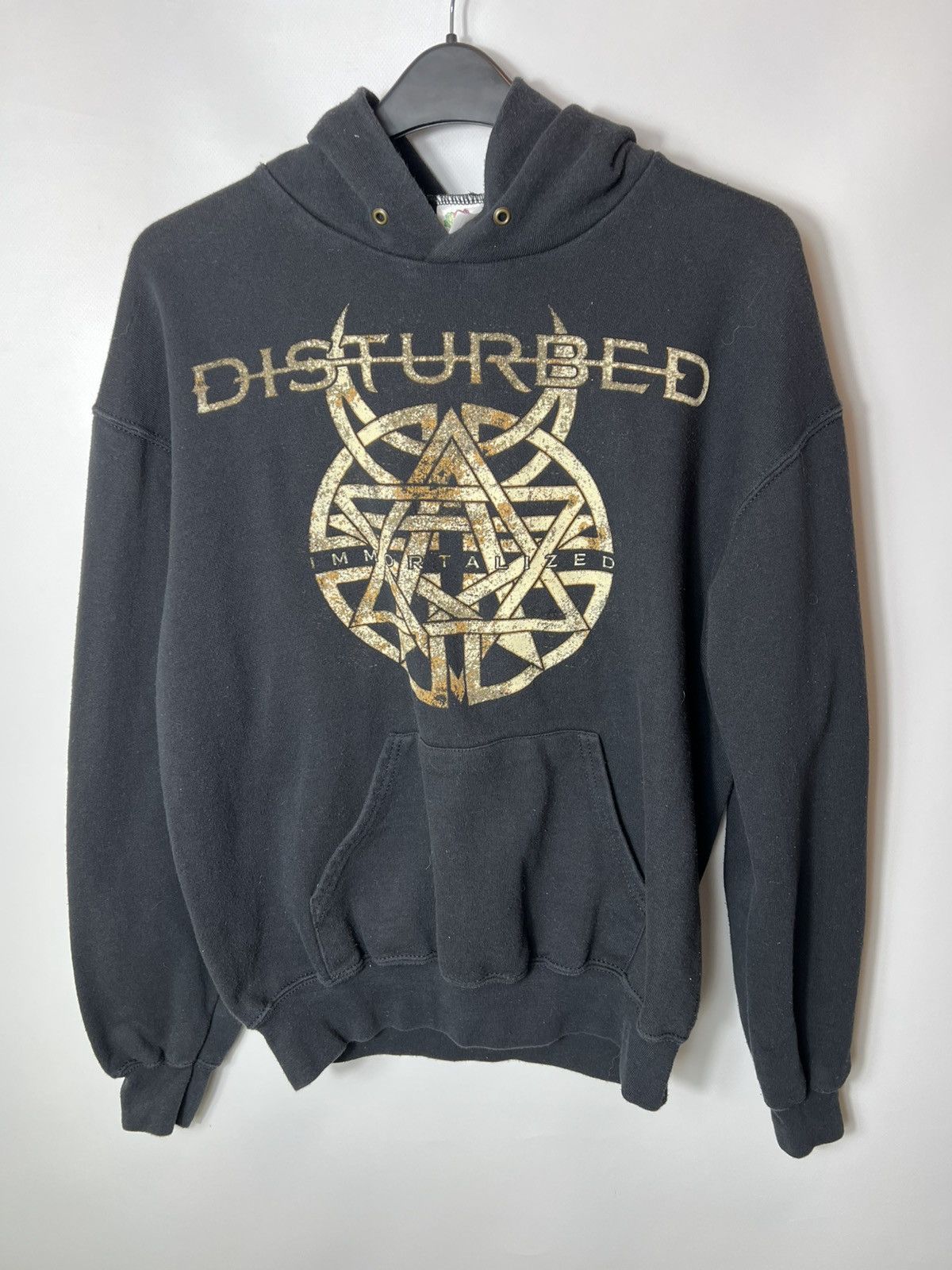Disturbia Vintage Band Rock DISTURBED Immortalized Album Promo Hoodie Size US M / EU 48-50 / 2 - 1 Thumbnail