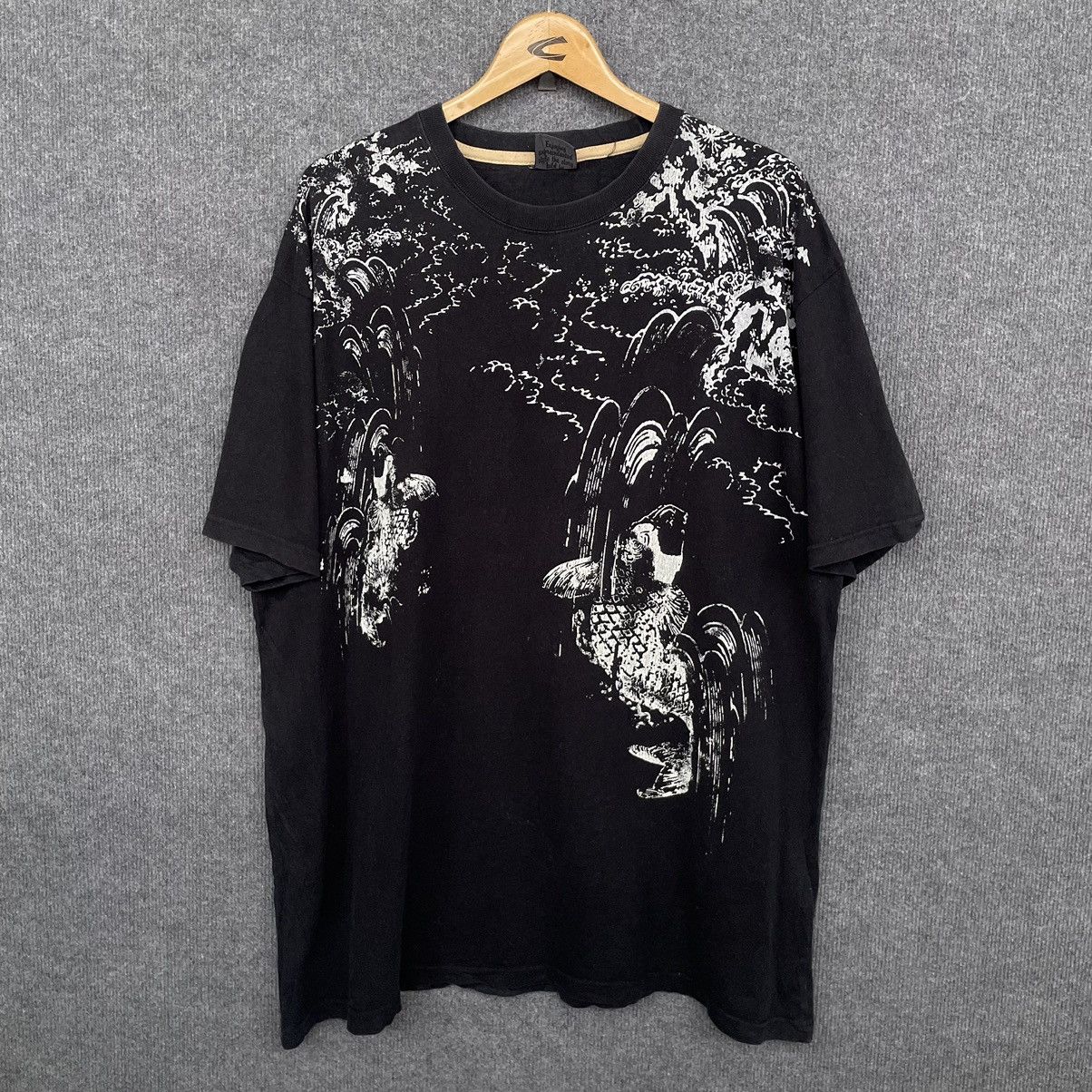 Affliction × Japanese Brand Step Walk Koi Fish Affliction Ed Hardy Karakuri Style Tee Size US XL / EU 56 / 4 - 1 Thumbnail