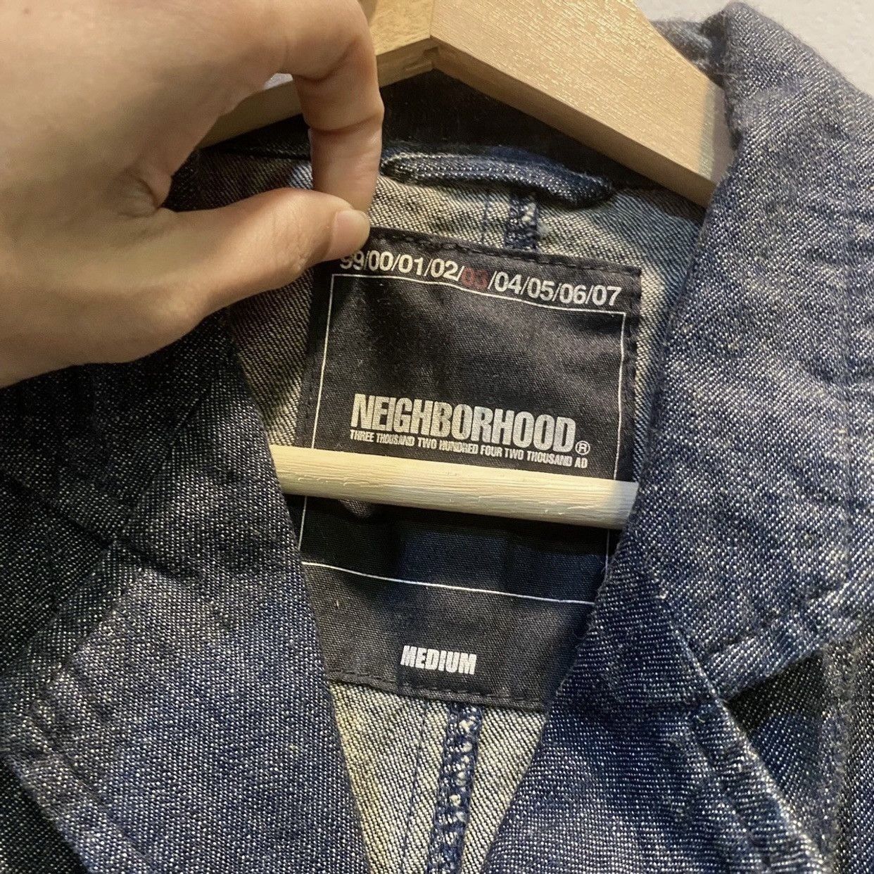 Neighborhood Neighborhood Denim Jacket Coverall Indigo Vintage Pre-Owned Size US M / EU 48-50 / 2 - 10 Thumbnail