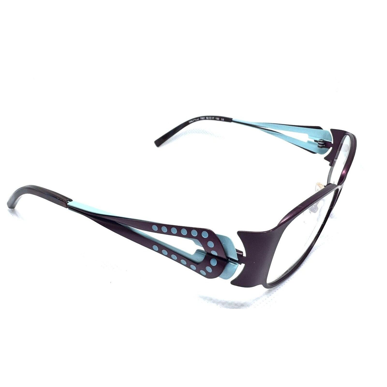 J.F. REY BOZ ONLY YOU 7021 PURPLE EYEGLASSES FRAME RX 52-17 FRANCE Size ONE SIZE - 5 Thumbnail