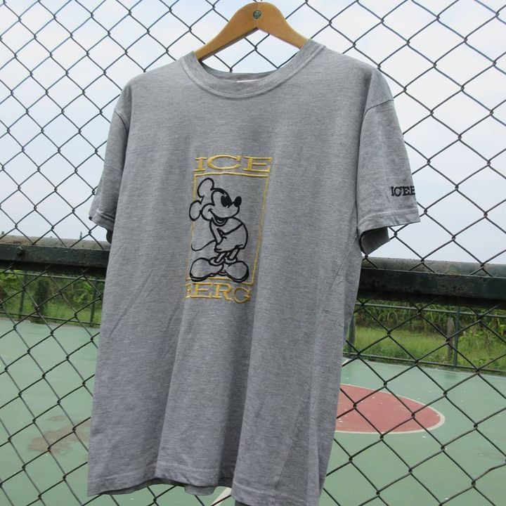Iceberg Vintage Iceberg Histroy Mickey T Shirt Size L Grey Colour Size US XL / EU 56 / 4 - 2 Thumbnail