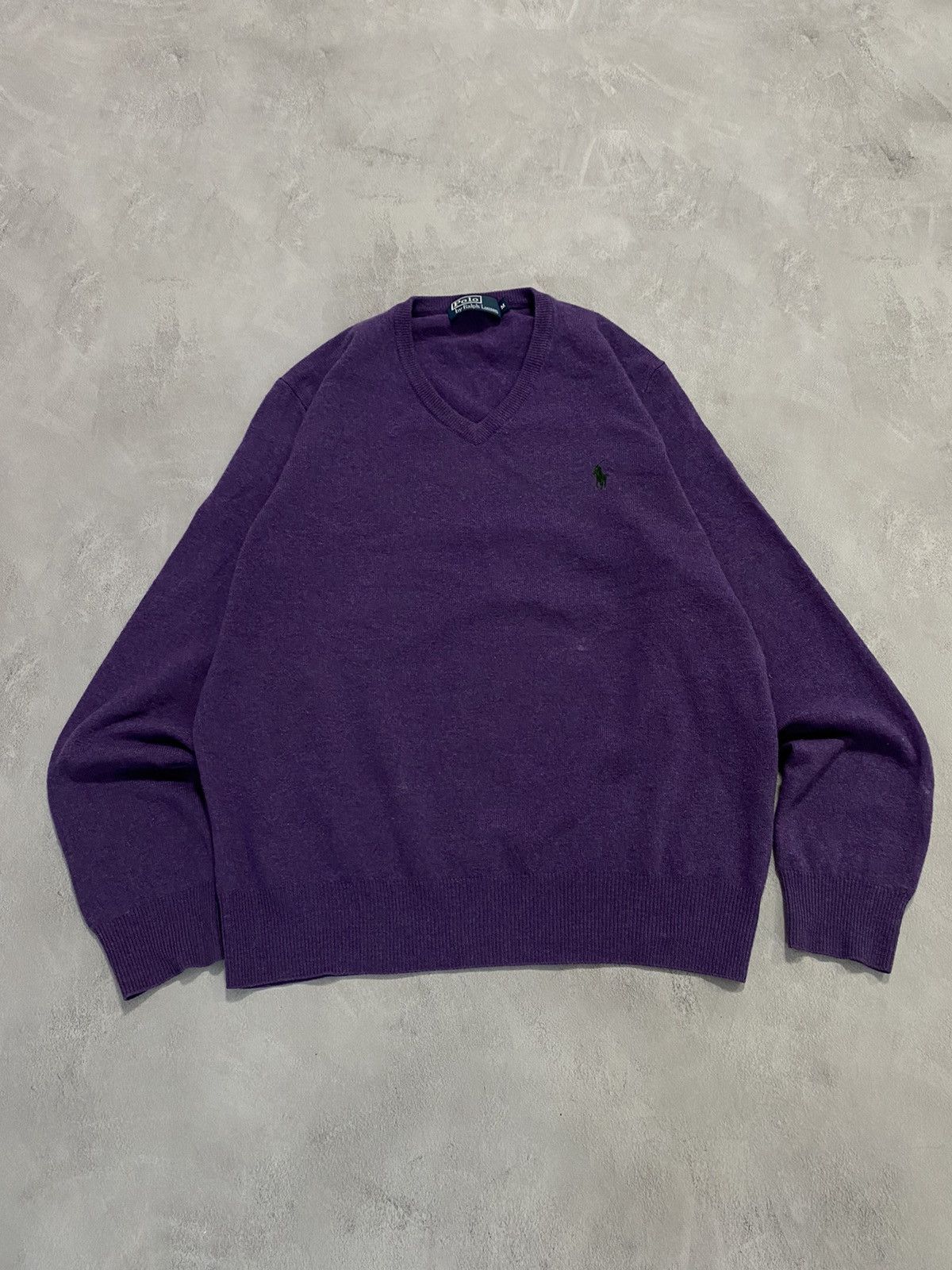 Polo Ralph Lauren 🧶 Vintage Knit Sweater Polo Ralph Lauren WOOL Size US M / EU 48-50 / 2 - 3 Thumbnail