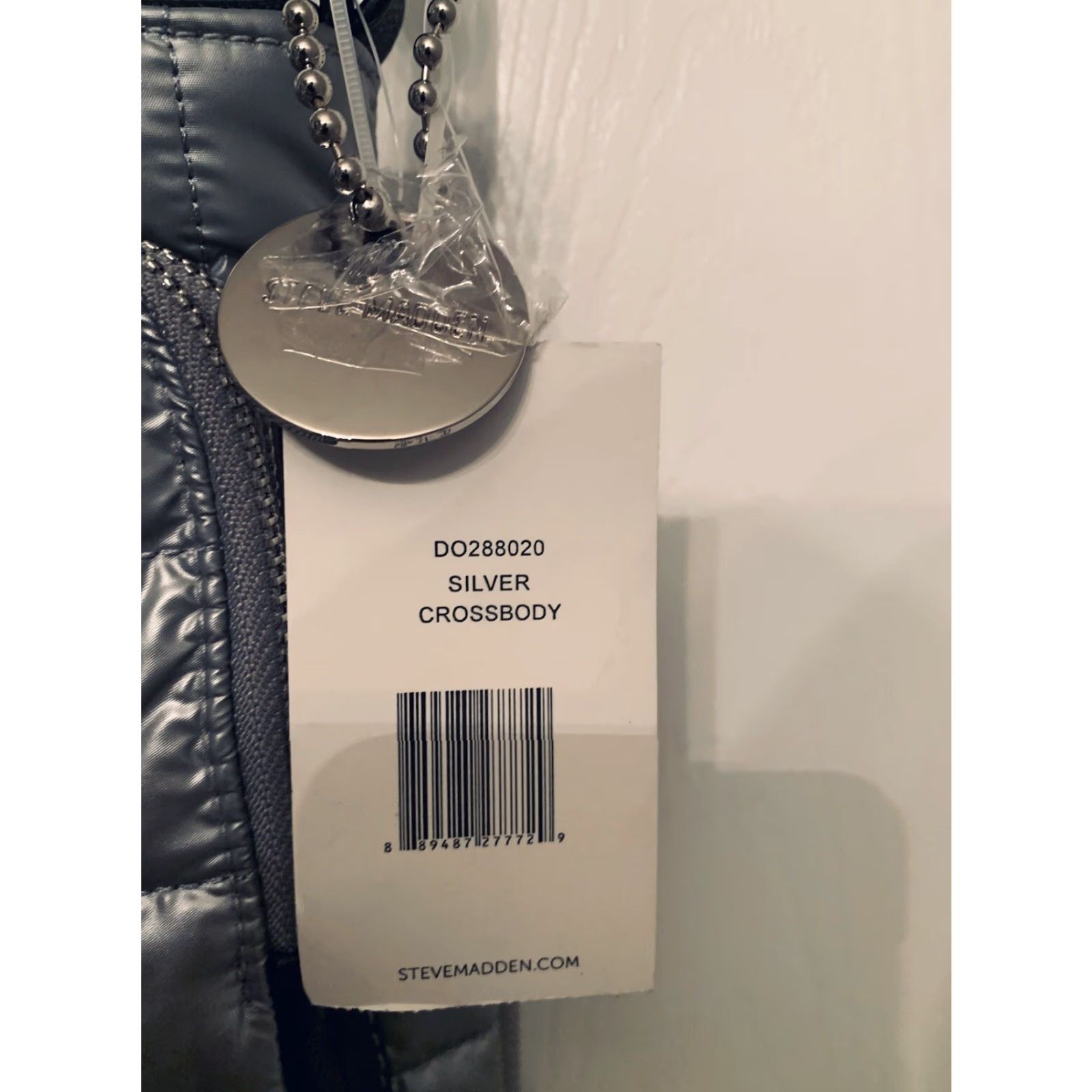 Steve Madden VINTAGE Steve Madden Crossbody Handbag Women Leather Black Medium Silver Hardware Zip Size ONE SIZE - 5 Thumbnail